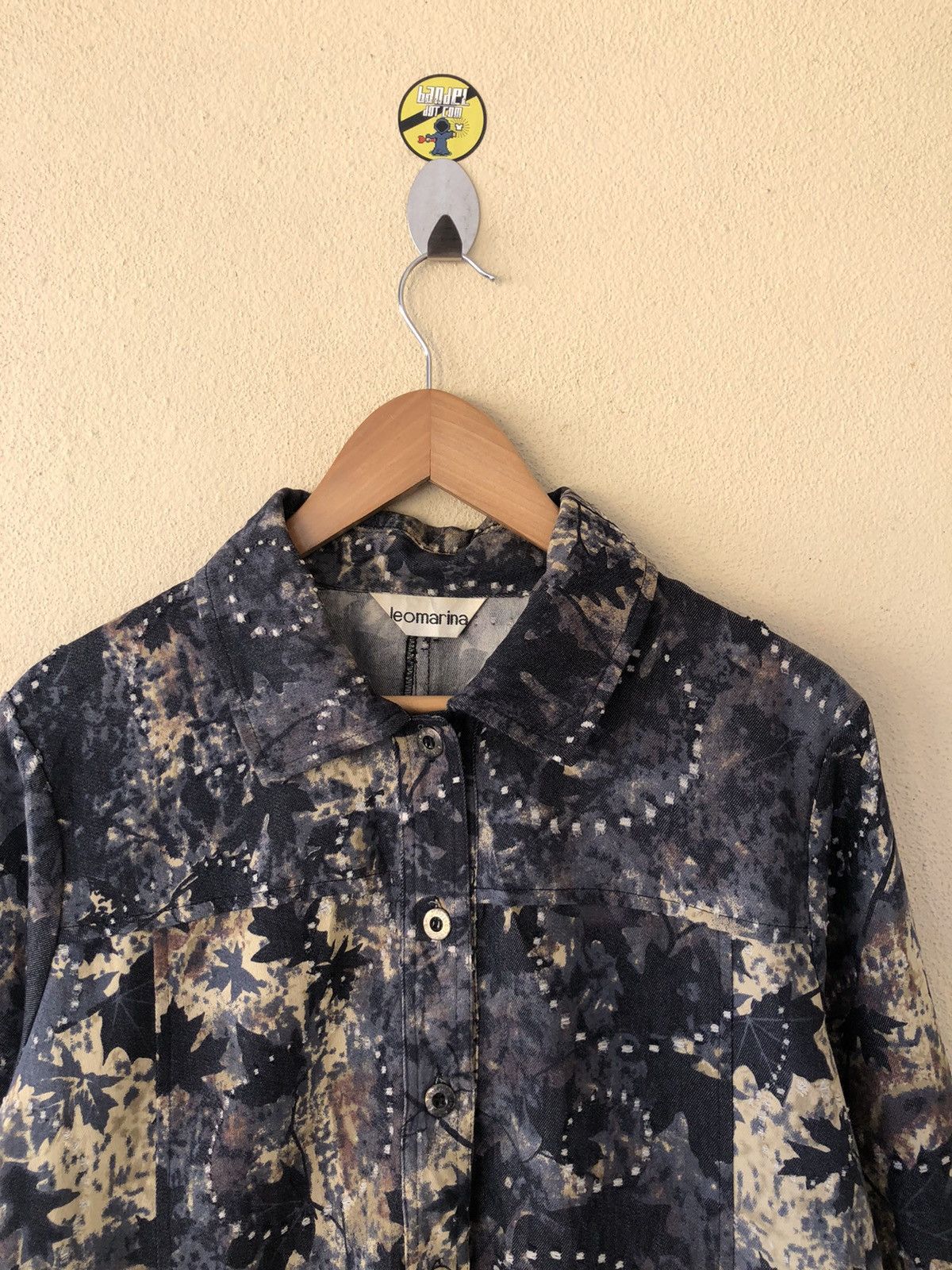 Japanese Brand × Vintage VINTAGE LEOMARINA OVERPRINTED LIGHT JACKET Size US M / EU 48-50 / 2 - 2 Thumbnail