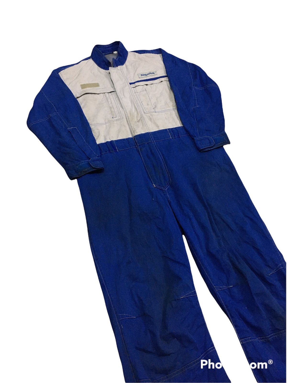 Sports Specialties × Vintage Vintage Thrashed Nissan Coveralls Size US 34 / EU 50 - 7 Thumbnail
