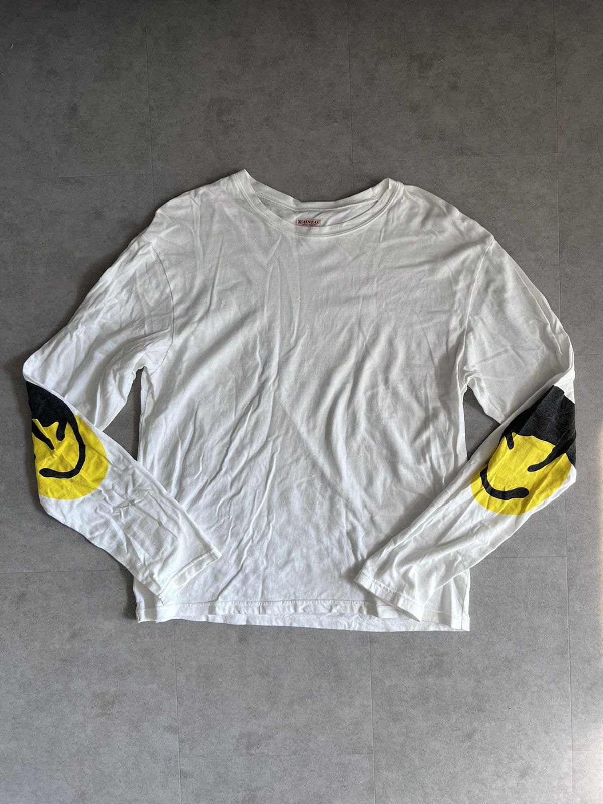 image of Kapital “Cat”Pital Long sleeve (4) in Off White, Men's (Size XL)