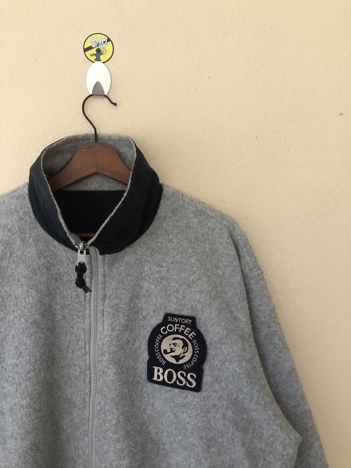 Japanese Brand Vintage Suntory Boss Coffee Reversible Jacket Size US L / EU 52-54 / 3 - 6 Thumbnail