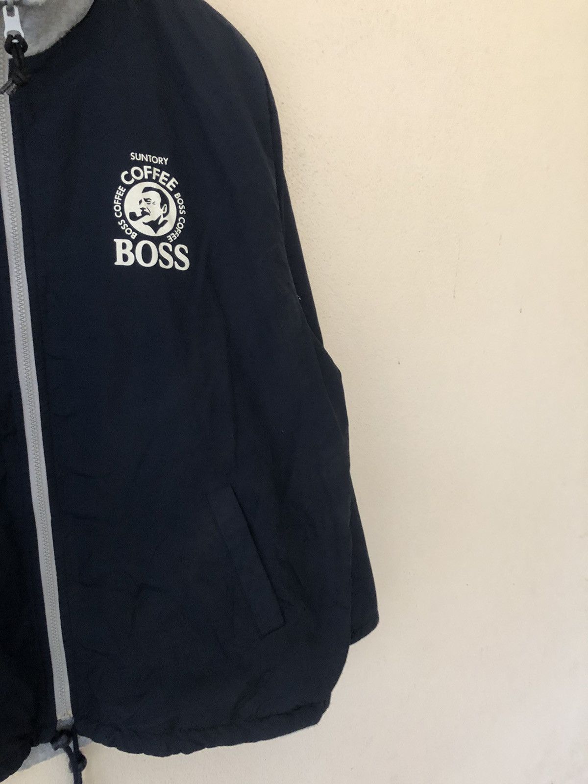 Japanese Brand Vintage Suntory Boss Coffee Reversible Jacket Size US L / EU 52-54 / 3 - 14 Thumbnail