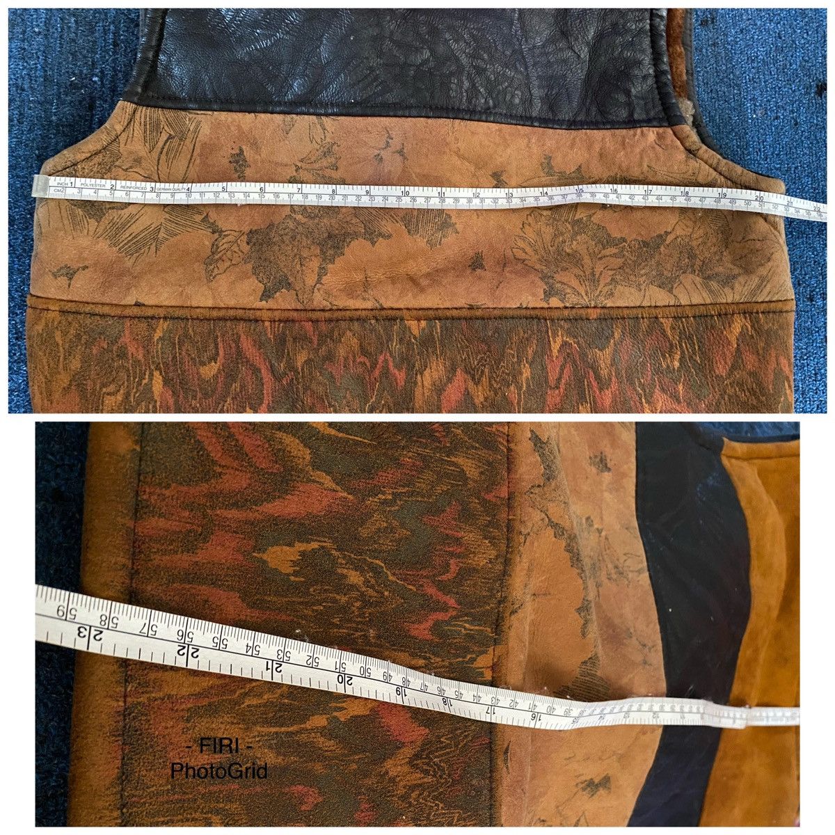 Vintage 90s MEO Suede Leather Faux Fur Boho Hippie Vest M Size US M / EU 48-50 / 2 - 25 Thumbnail