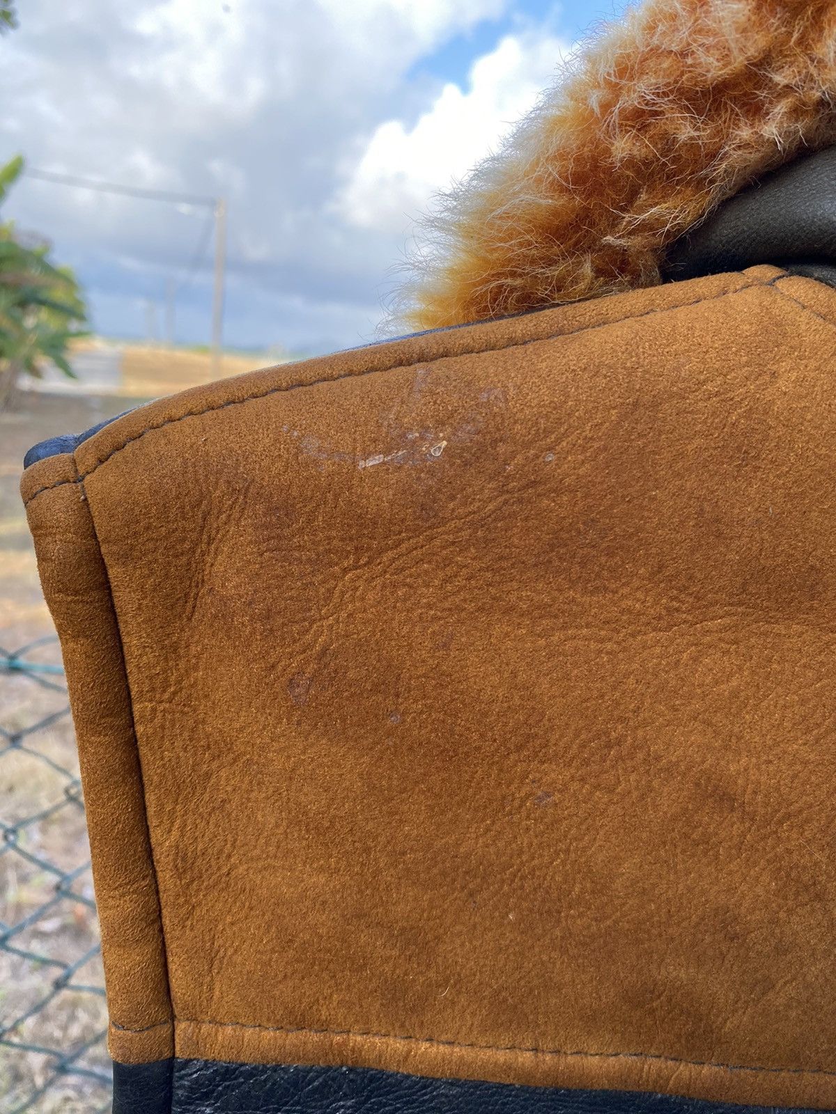 Vintage 90s MEO Suede Leather Faux Fur Boho Hippie Vest M Size US M / EU 48-50 / 2 - 10 Thumbnail
