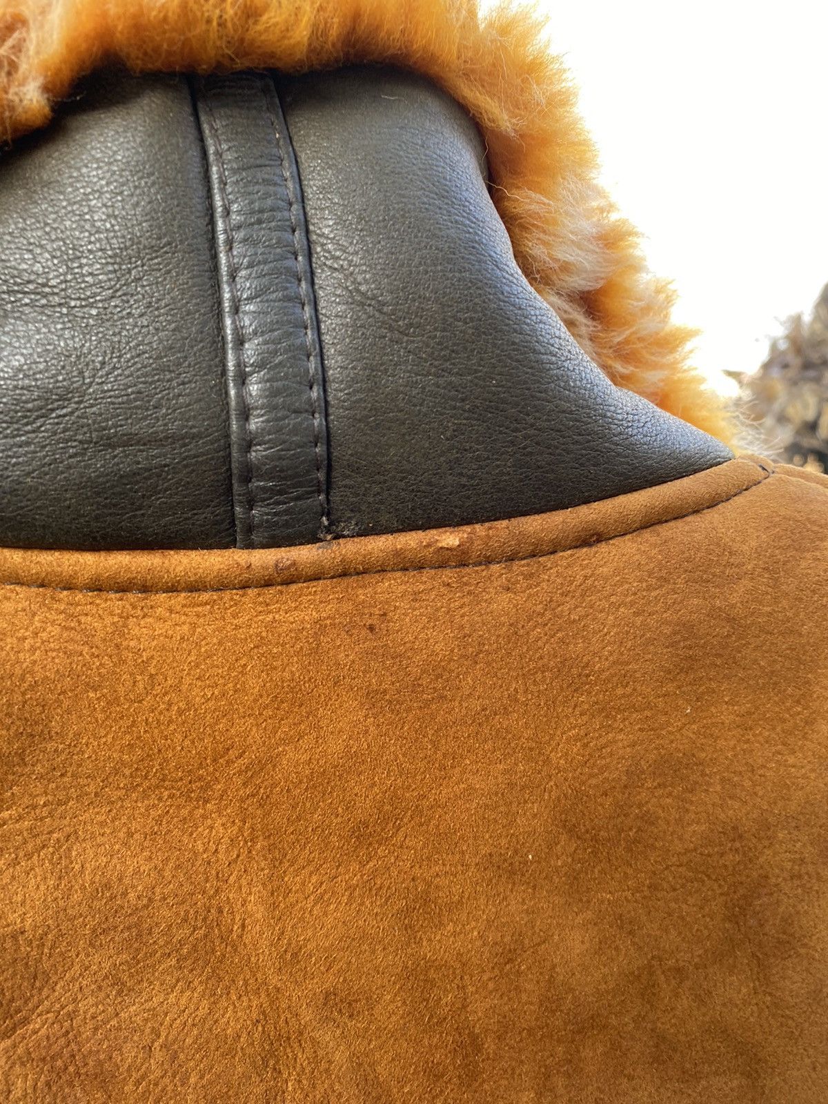 Vintage 90s MEO Suede Leather Faux Fur Boho Hippie Vest M Size US M / EU 48-50 / 2 - 11 Thumbnail