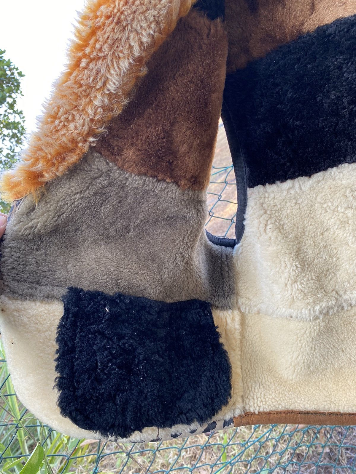 Vintage 90s MEO Suede Leather Faux Fur Boho Hippie Vest M Size US M / EU 48-50 / 2 - 19 Thumbnail