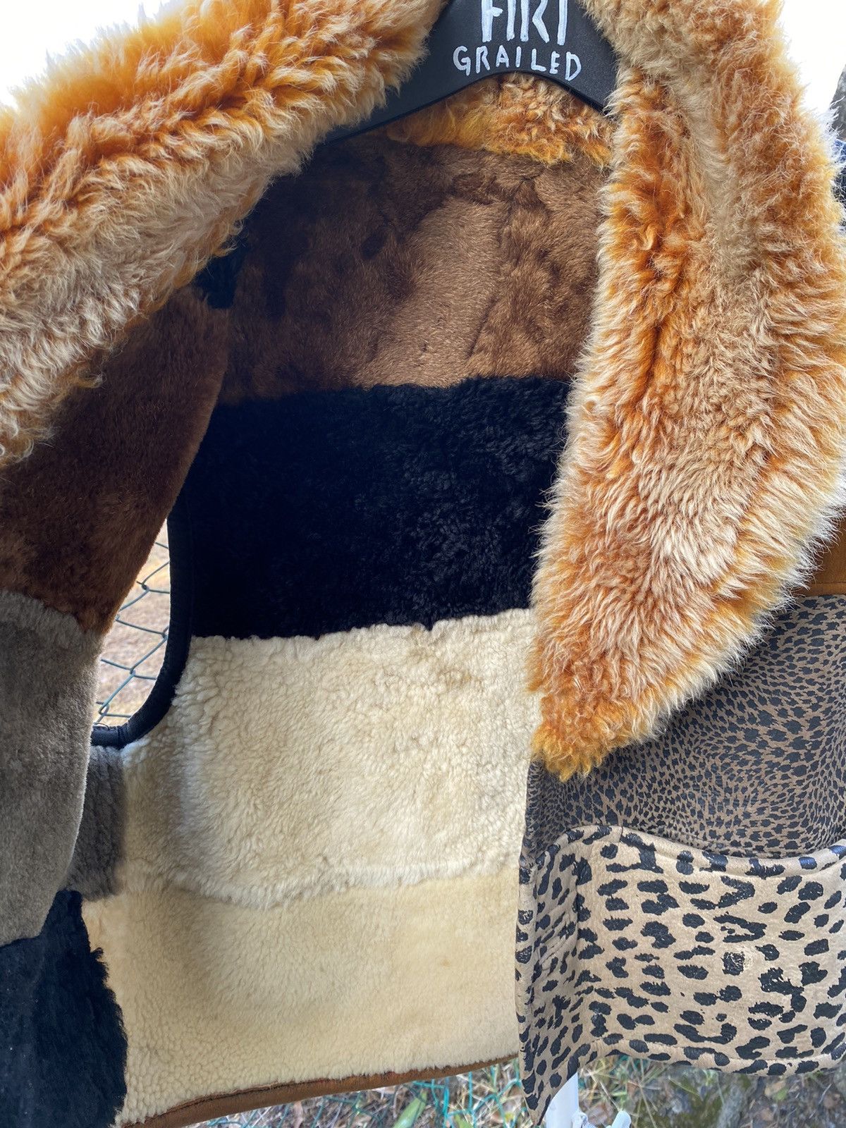 Vintage 90s MEO Suede Leather Faux Fur Boho Hippie Vest M Size US M / EU 48-50 / 2 - 16 Thumbnail