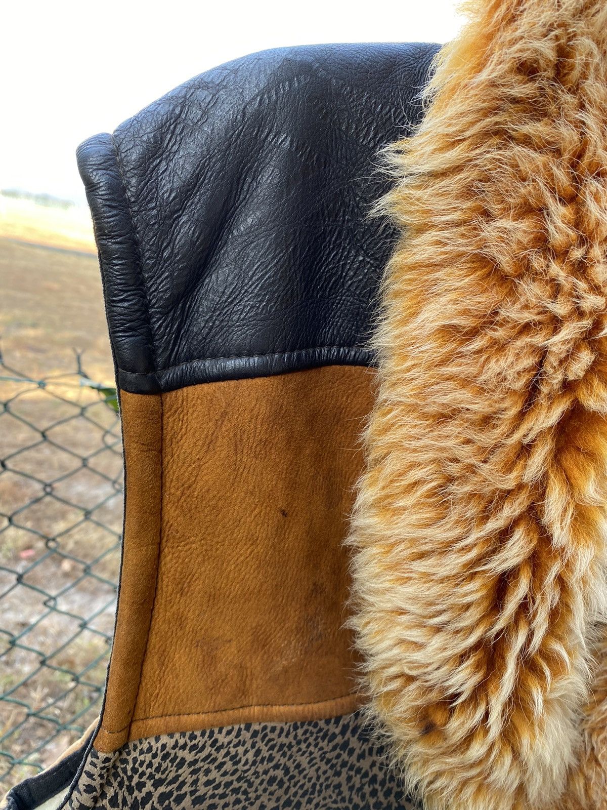 Vintage 90s MEO Suede Leather Faux Fur Boho Hippie Vest M Size US M / EU 48-50 / 2 - 8 Thumbnail