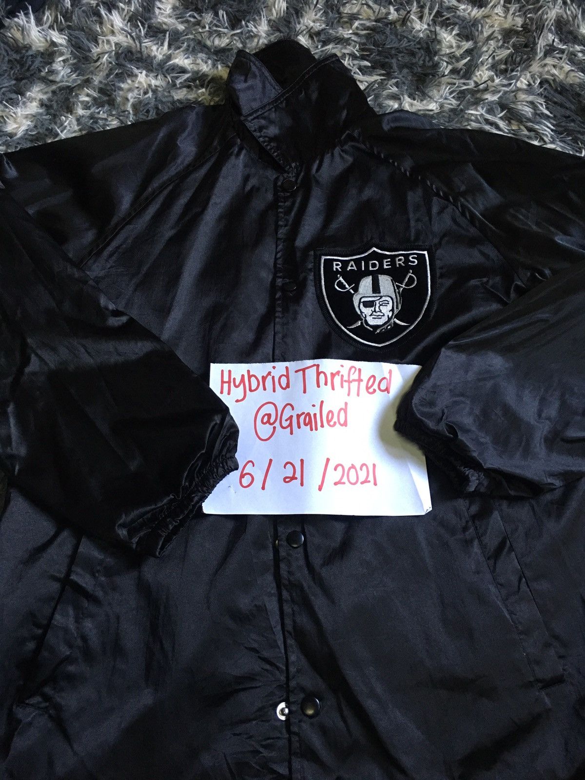 NFL Official NFL Raiders Starter Jacket Size US L / EU 52-54 / 3 - 14 Thumbnail