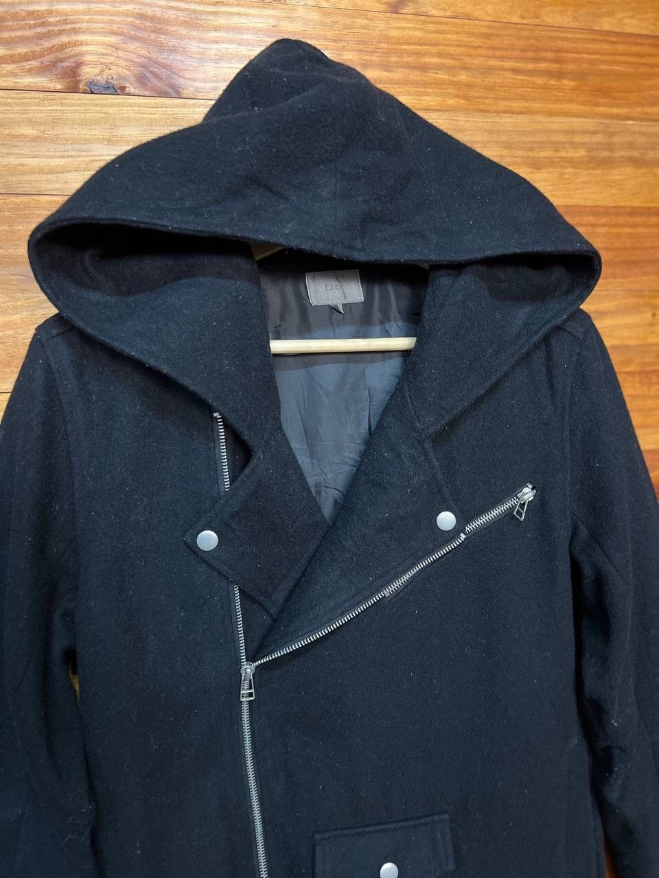 Japanese Brand LUCY SEDITIONERIES WOOL HOODIE JACKET Size US L / EU 52-54 / 3 - 9 Thumbnail