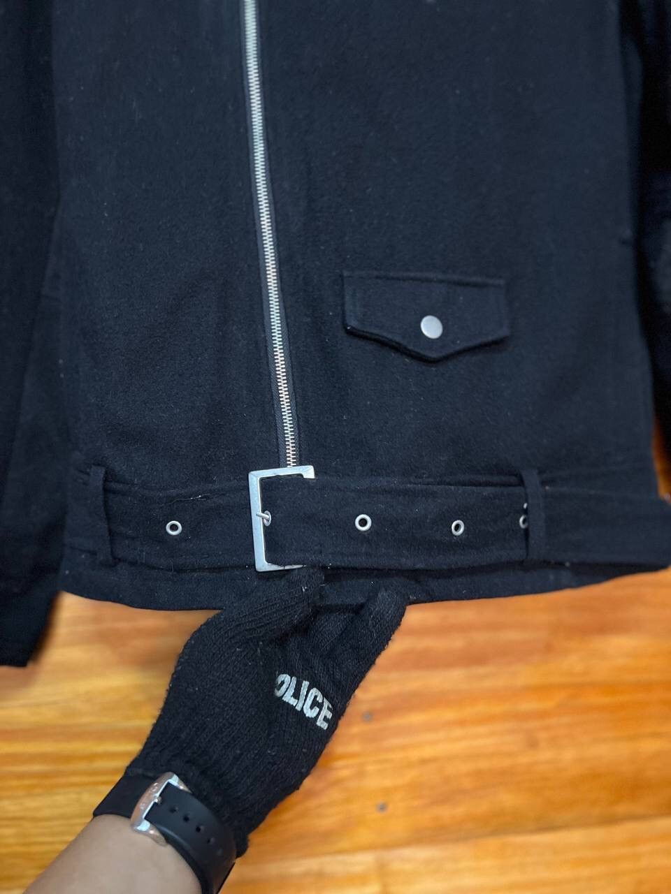 Japanese Brand LUCY SEDITIONERIES WOOL HOODIE JACKET Size US L / EU 52-54 / 3 - 4 Thumbnail