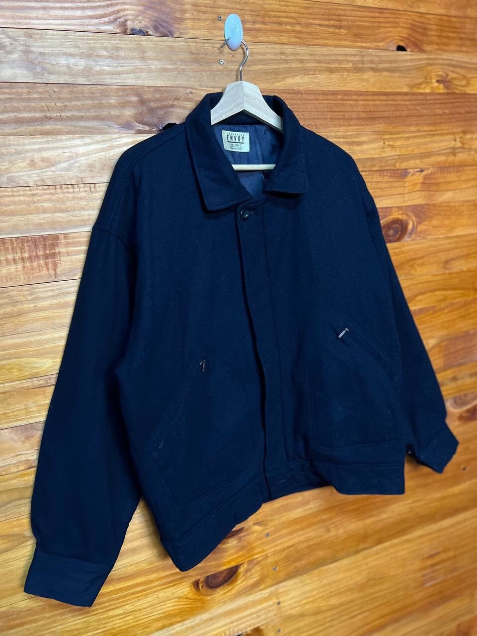 Grand Slam GRAND SLAM ENVOY WOOL BOMBER STYLE JACKET Size US L / EU 52-54 / 3 - 2 Thumbnail
