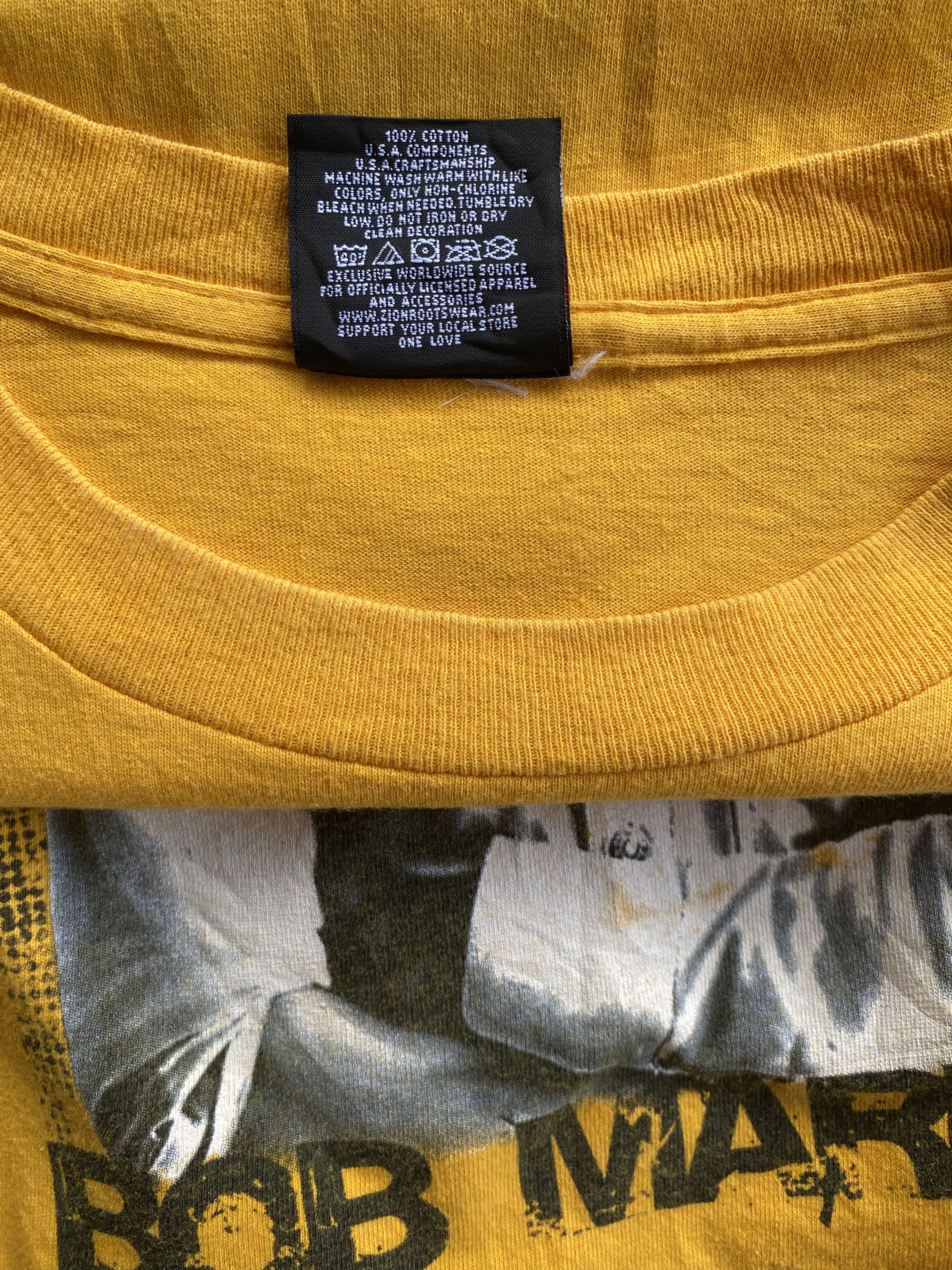 Band Tees 💥VINTAGE BOB MARLEY Zion reggae jamaica tee shirt Size US XL / EU 56 / 4 - 3 Thumbnail