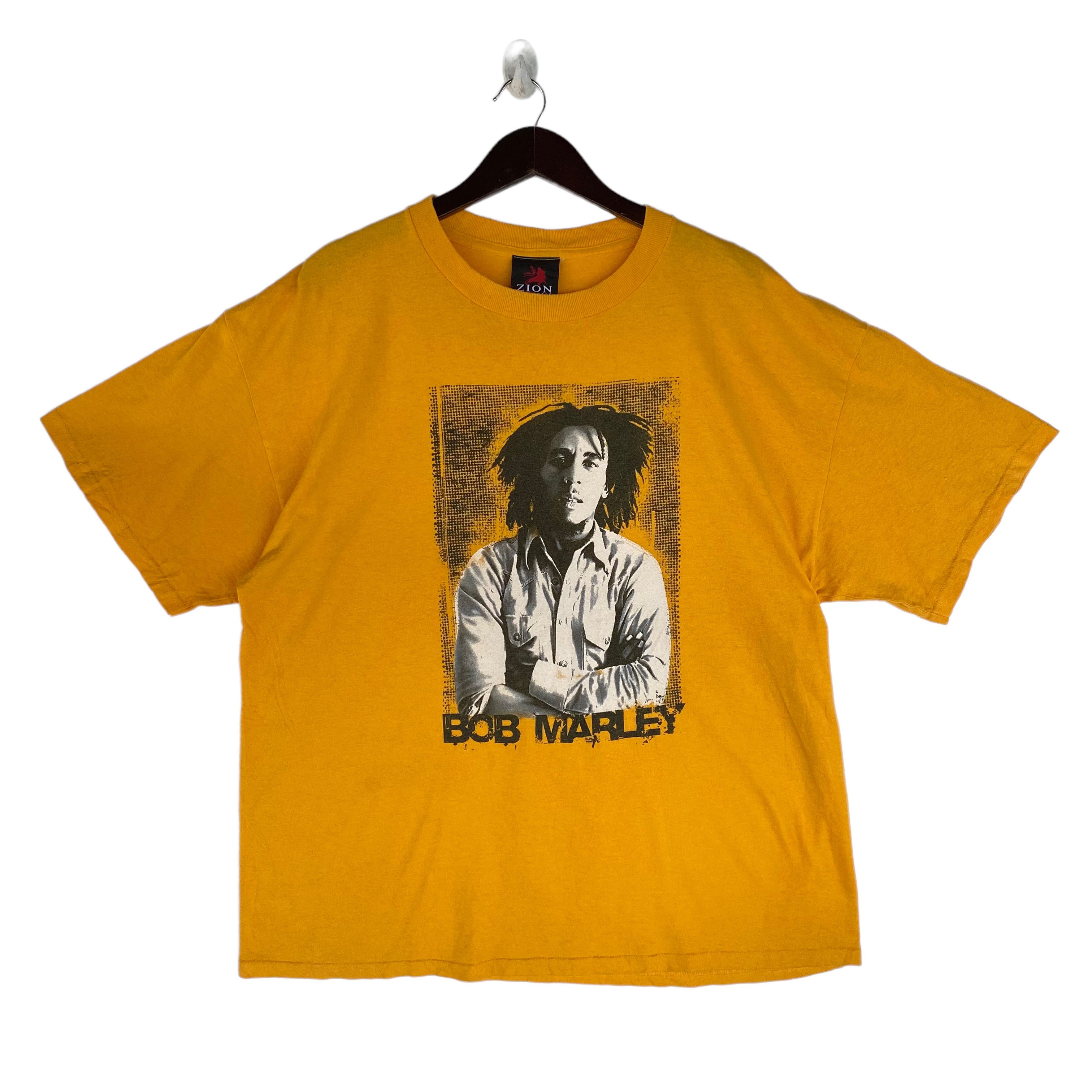 Band Tees 💥VINTAGE BOB MARLEY Zion reggae jamaica tee shirt Size US XL / EU 56 / 4 - 1 Thumbnail