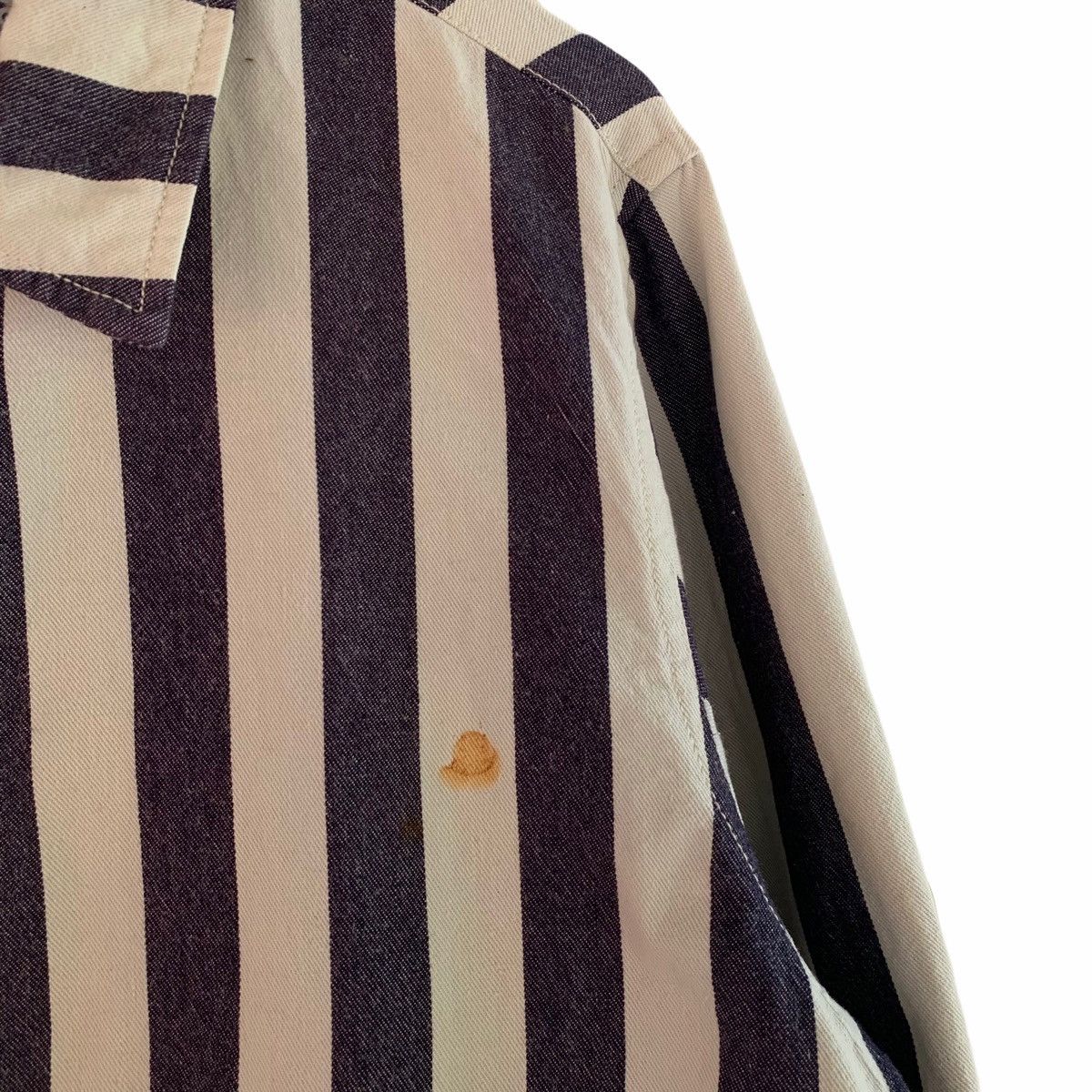 Indigo King Of Indigo Striped Prisoner Pattern Jacket Size US L / EU 52-54 / 3 - 7 Thumbnail