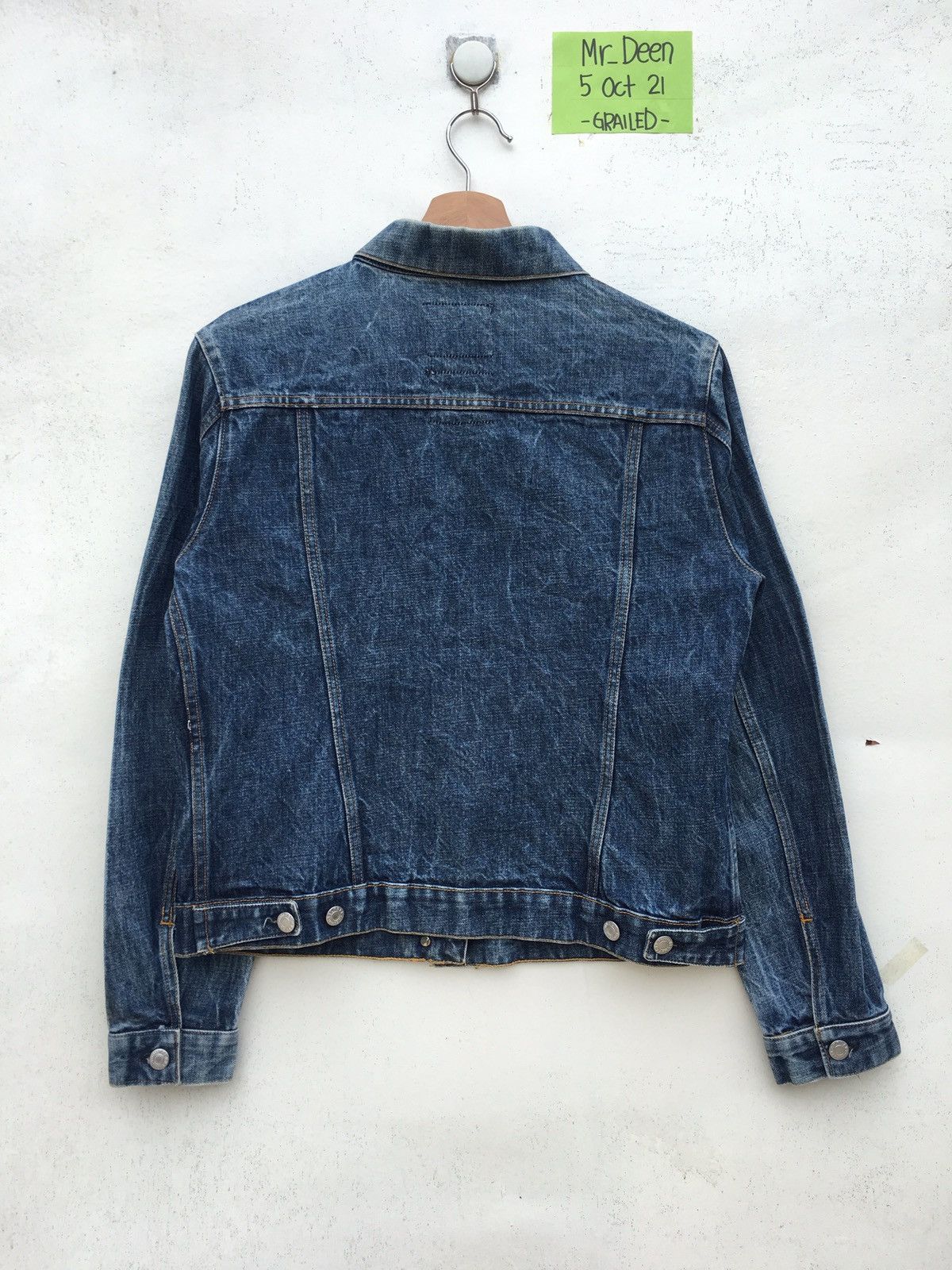 Helmut Lang Vintage 90s Rare Helmut Lang Classic Denim Jacket Size US M / EU 48-50 / 2 - 14 Thumbnail