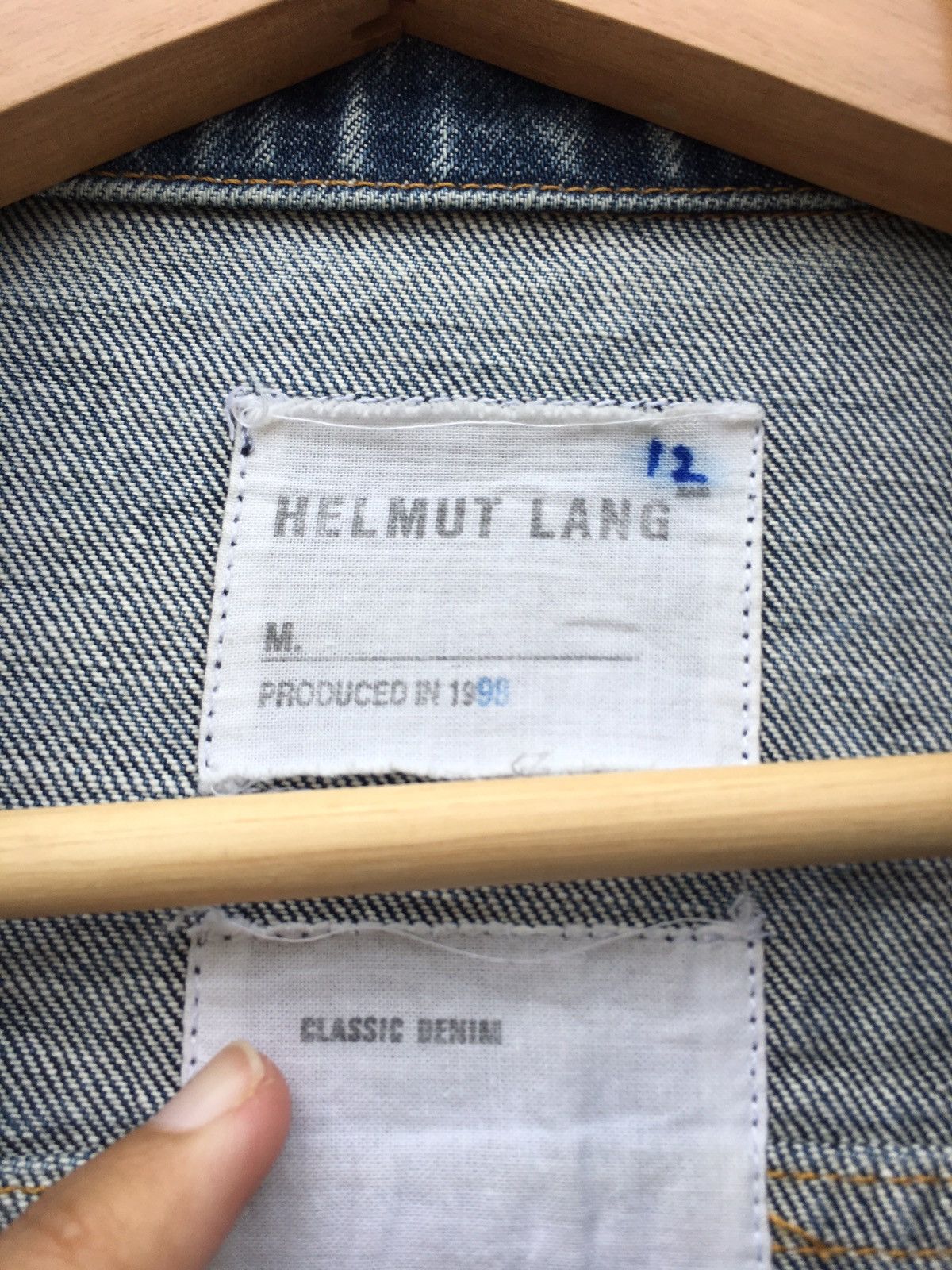 Helmut Lang Vintage 90s Rare Helmut Lang Classic Denim Jacket Size US M / EU 48-50 / 2 - 13 Thumbnail