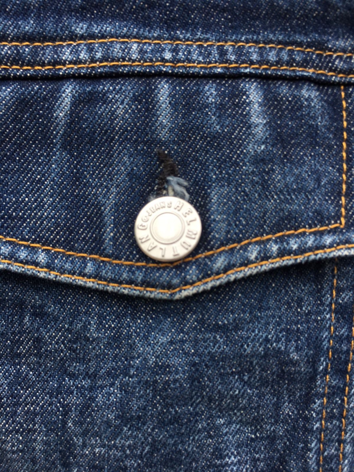 Helmut Lang Vintage 90s Rare Helmut Lang Classic Denim Jacket Size US M / EU 48-50 / 2 - 7 Thumbnail