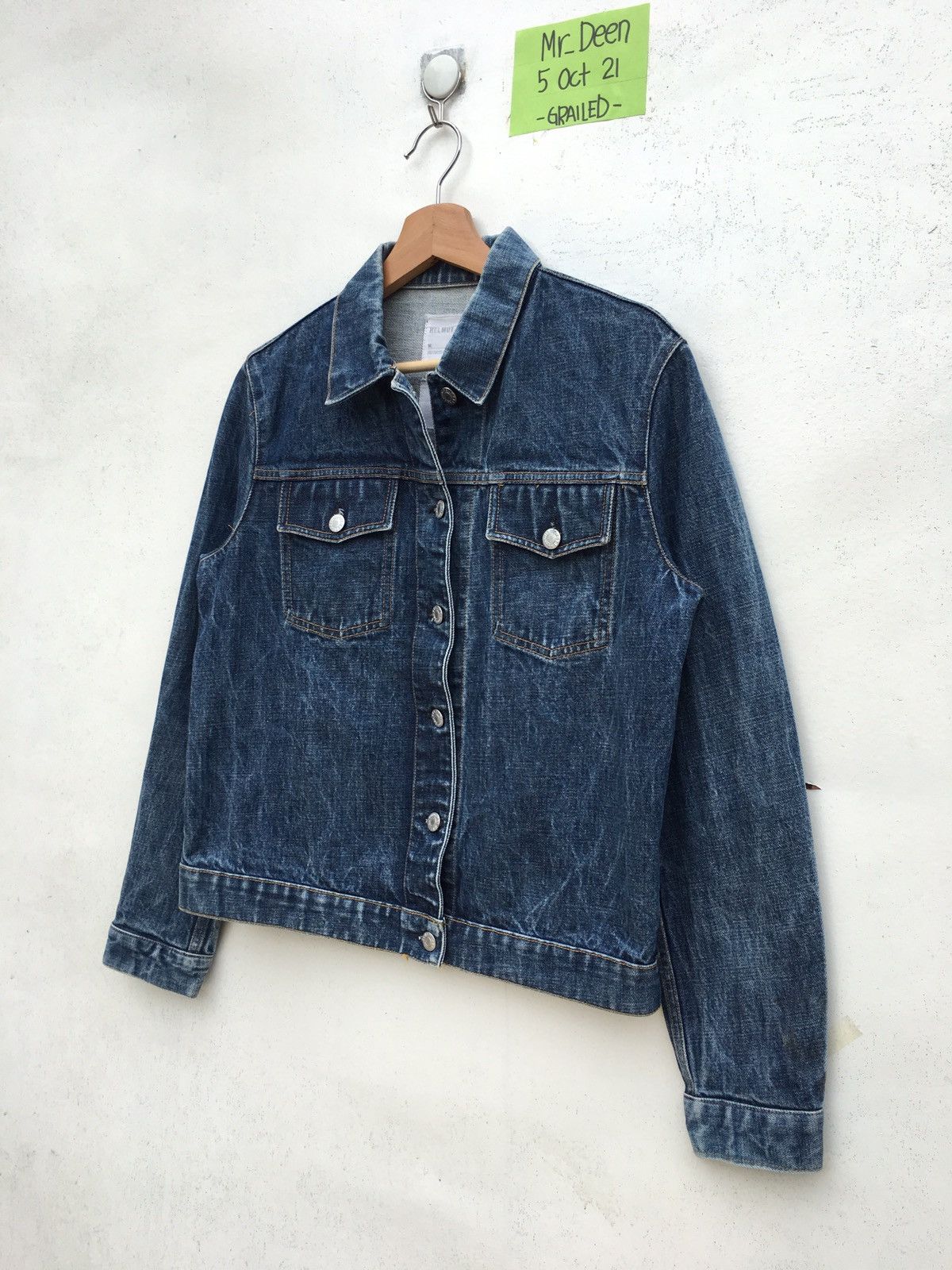 Helmut Lang Vintage 90s Rare Helmut Lang Classic Denim Jacket Size US M / EU 48-50 / 2 - 4 Thumbnail