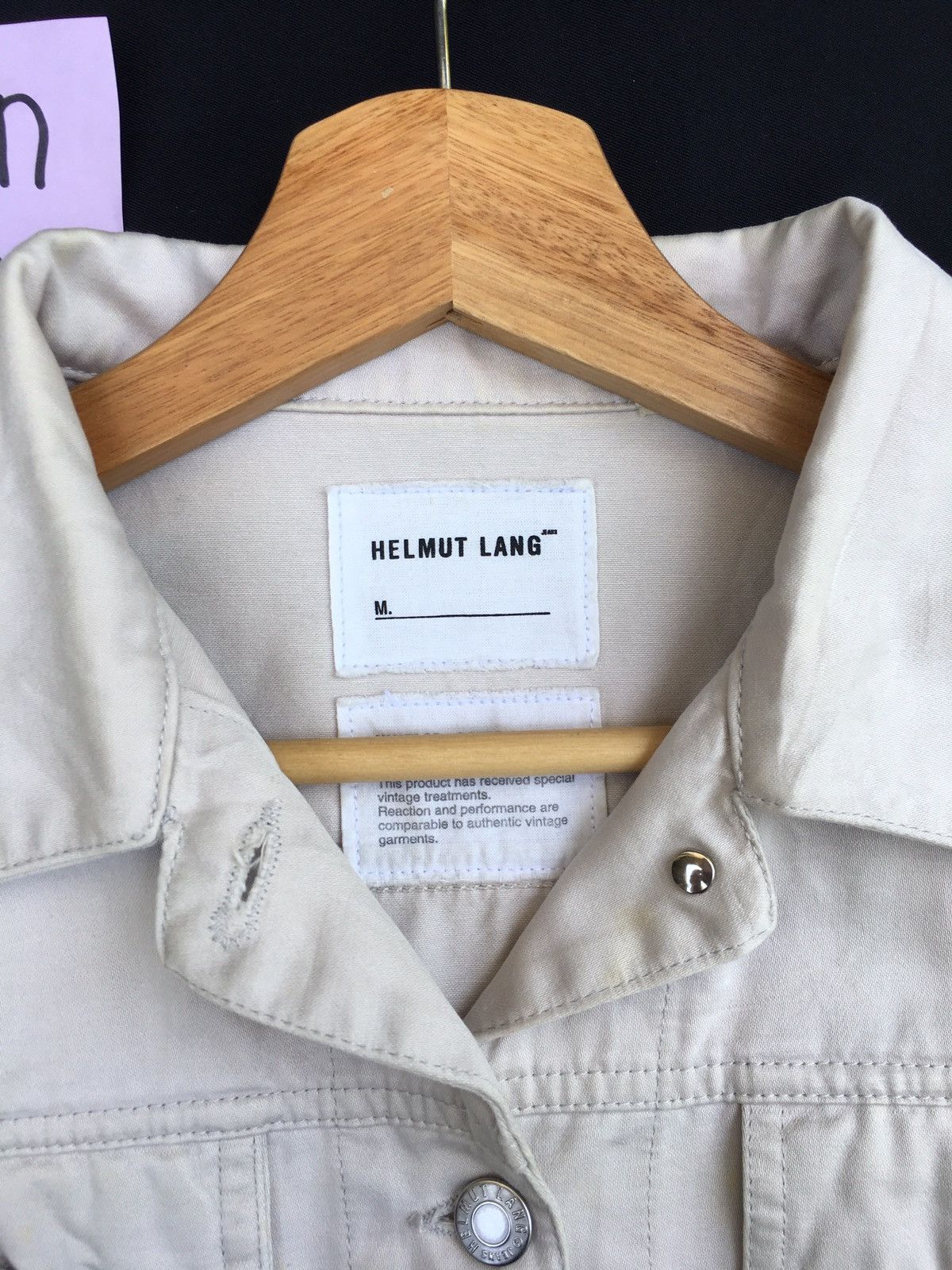Helmut Lang Vintage Helmut Lang Cotton Buttons Jacket Size US M / EU 48-50 / 2 - 11 Thumbnail