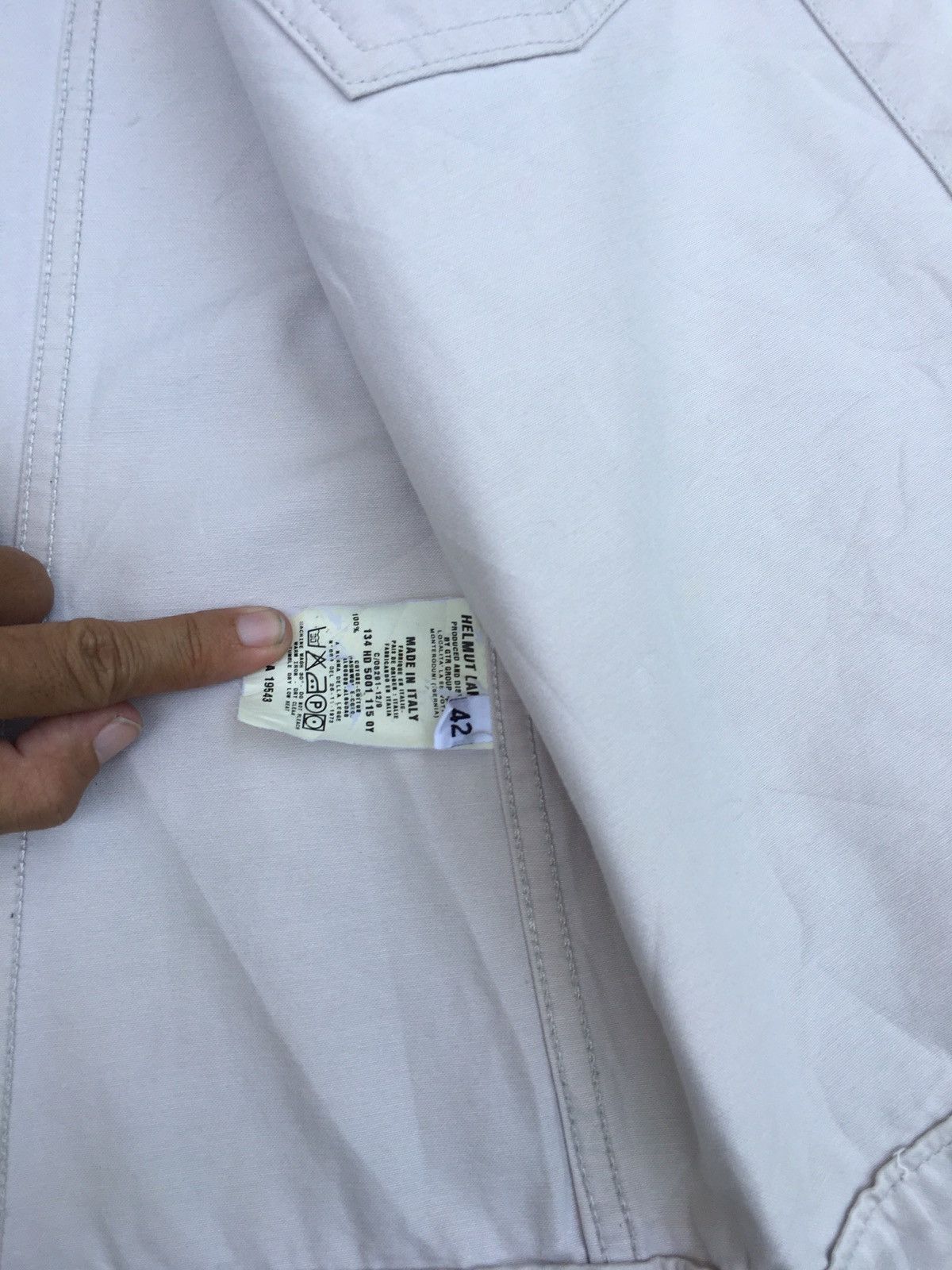 Helmut Lang Vintage Helmut Lang Cotton Buttons Jacket Size US M / EU 48-50 / 2 - 16 Thumbnail
