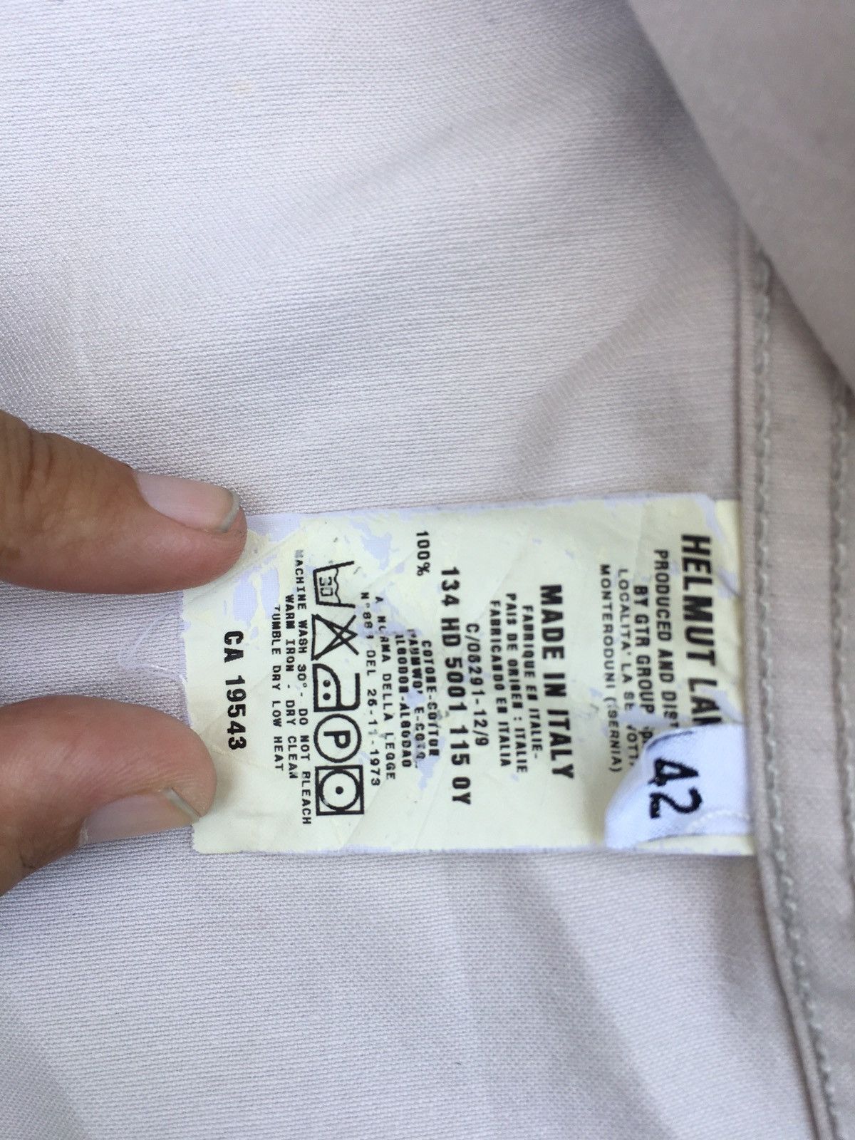 Helmut Lang Vintage Helmut Lang Cotton Buttons Jacket Size US M / EU 48-50 / 2 - 17 Thumbnail