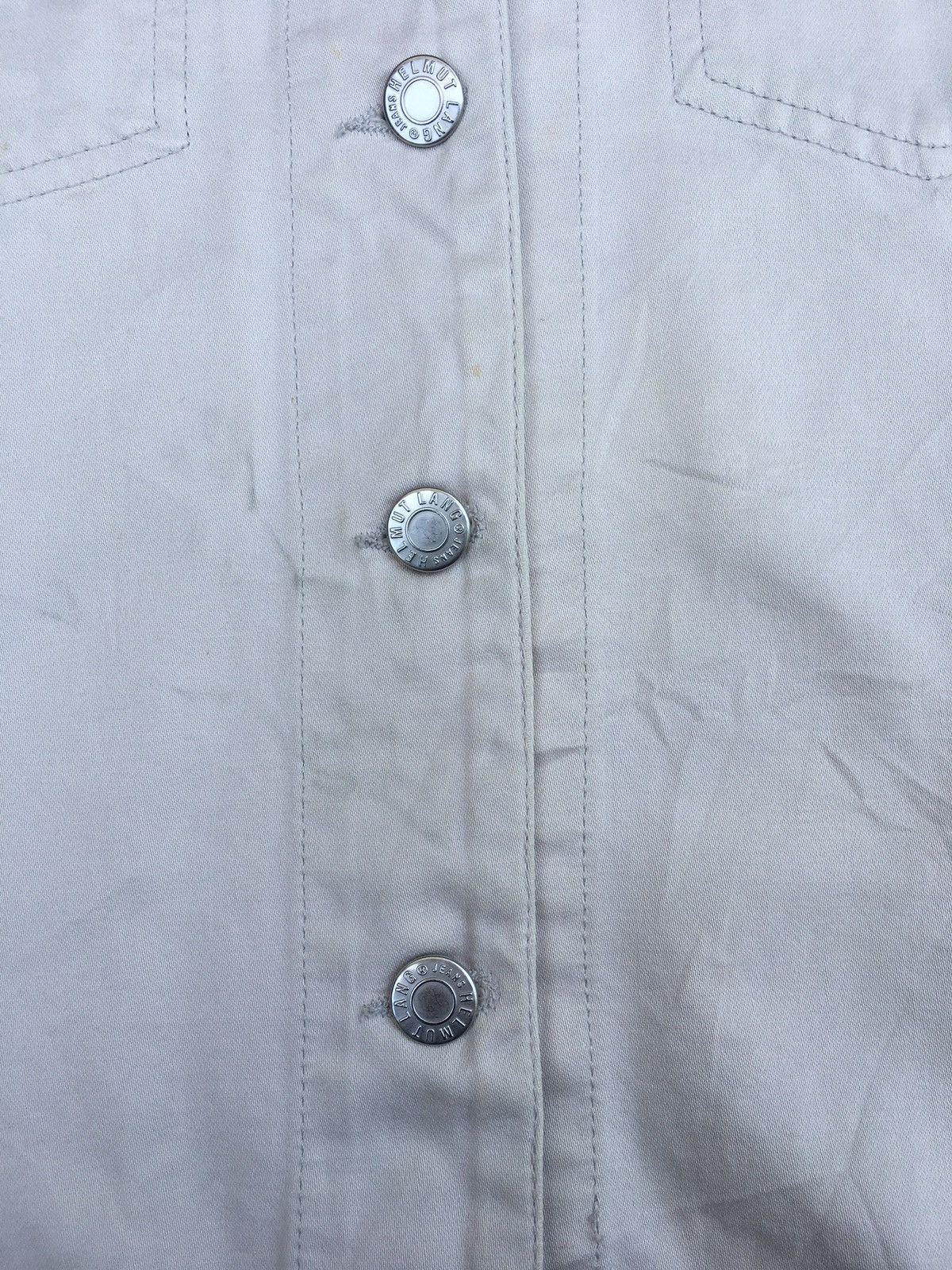 Helmut Lang Vintage Helmut Lang Cotton Buttons Jacket Size US M / EU 48-50 / 2 - 10 Thumbnail