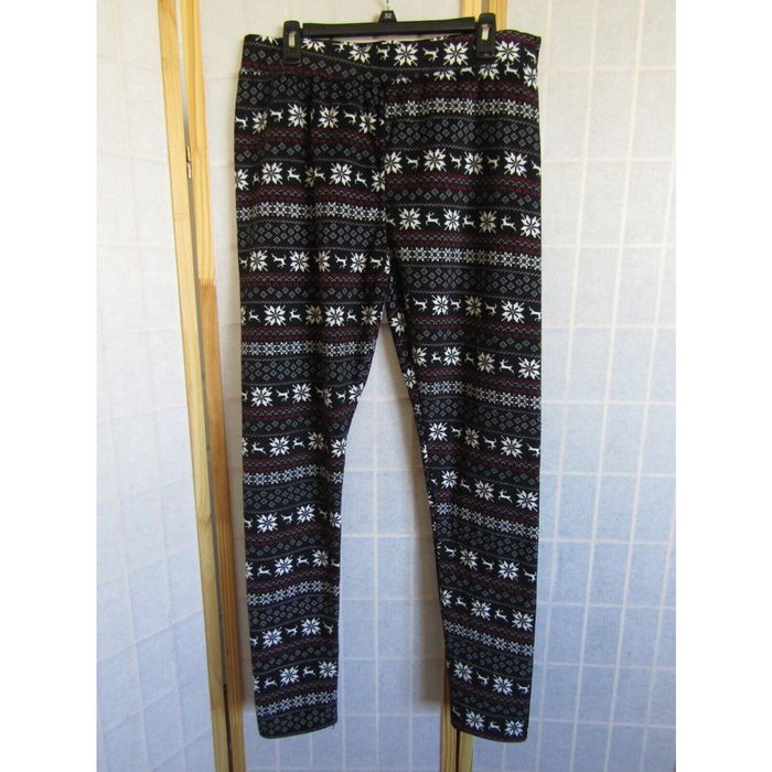 Blend NWT ShoSho Fleece Lined Alpine Designed Polyester Blend Lounge Pants  Women's 3X