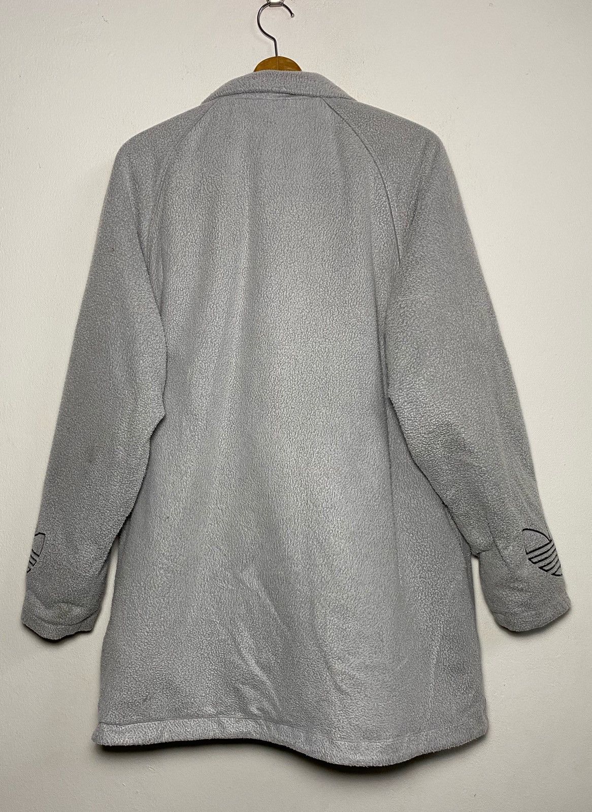 Adidas Vintage 90s Adidas Jacket Fleece Embroidery Big Logo Size US L / EU 52-54 / 3 - 4 Thumbnail