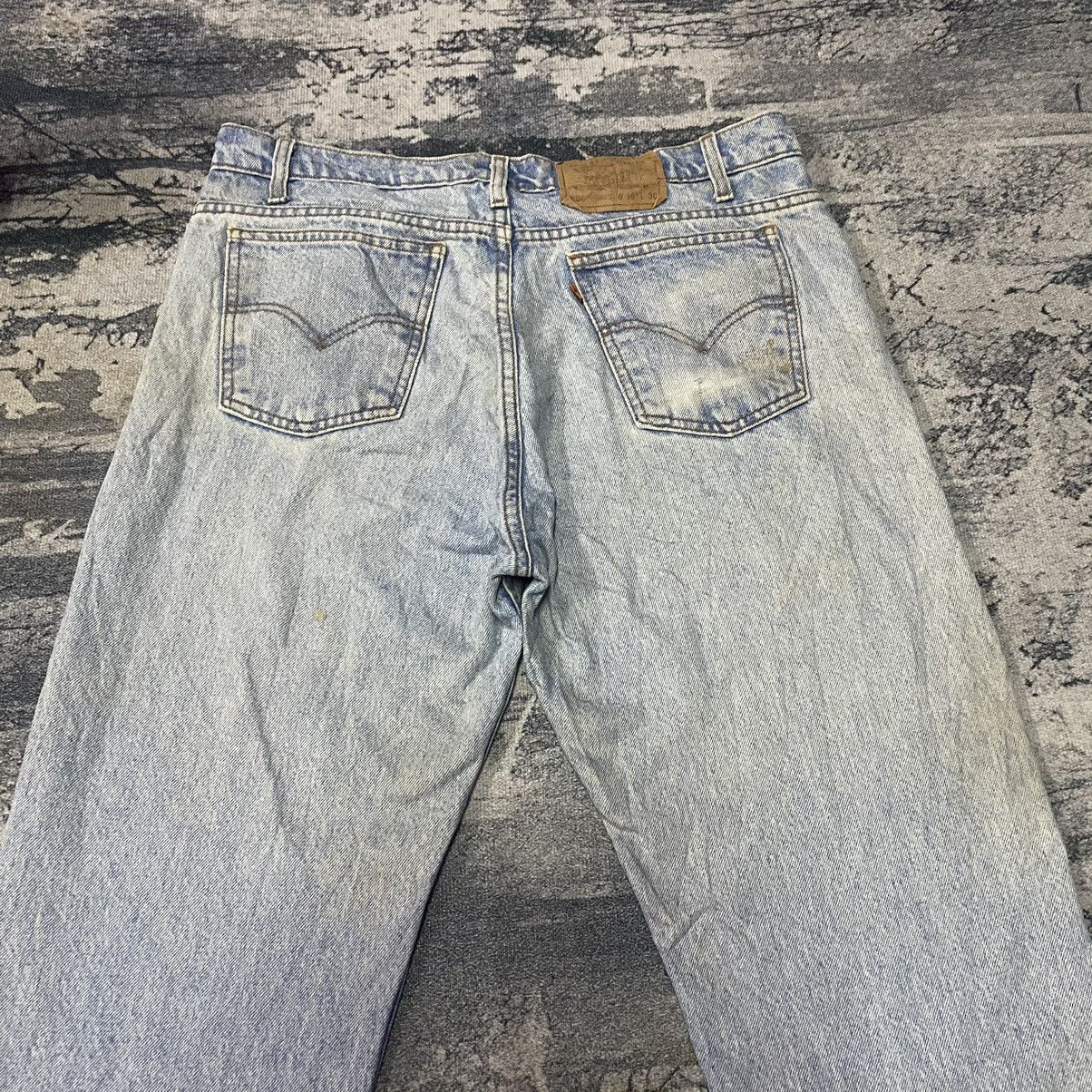 Levi's × Levi's Vintage Clothing × Vintage Vintage Levis 505 Orange Tab Rusty Distressed Jeans Size US 36 / EU 52 - 9 Thumbnail