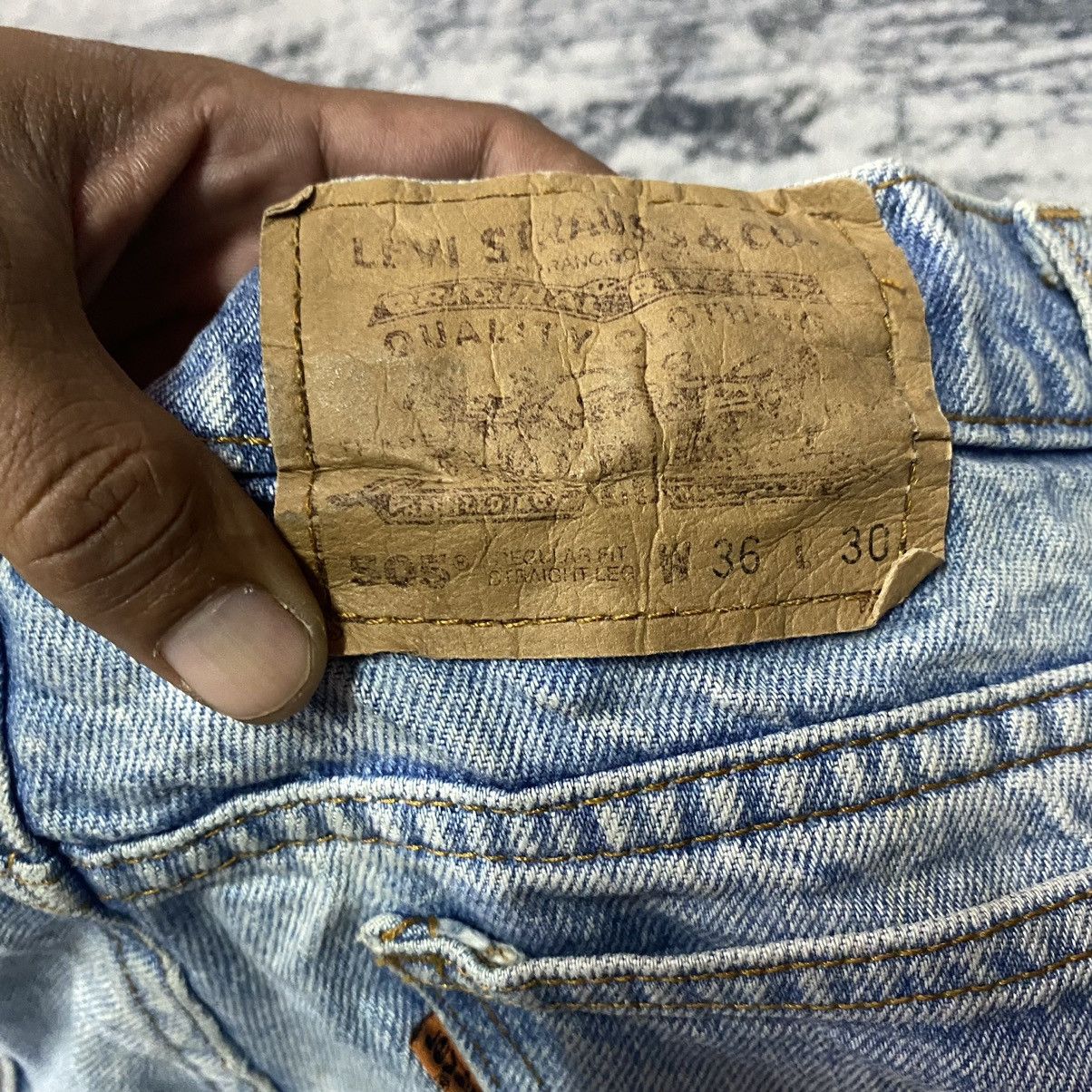 Levi's × Levi's Vintage Clothing × Vintage Vintage Levis 505 Orange Tab Rusty Distressed Jeans Size US 36 / EU 52 - 14 Thumbnail