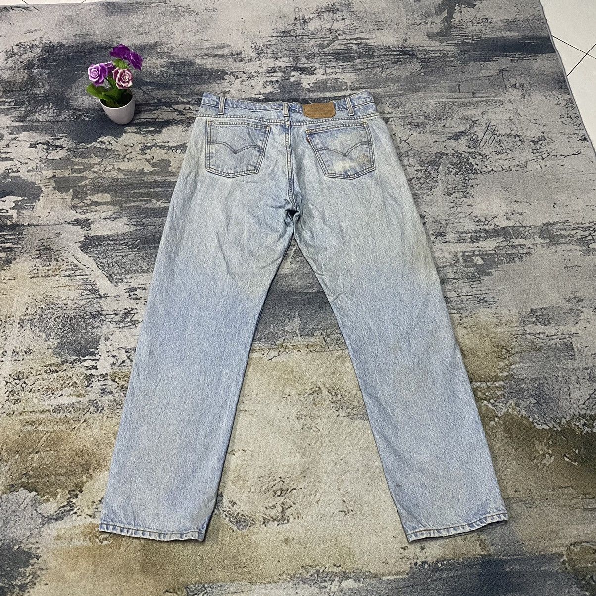Levi's × Levi's Vintage Clothing × Vintage Vintage Levis 505 Orange Tab Rusty Distressed Jeans Size US 36 / EU 52 - 2 Thumbnail