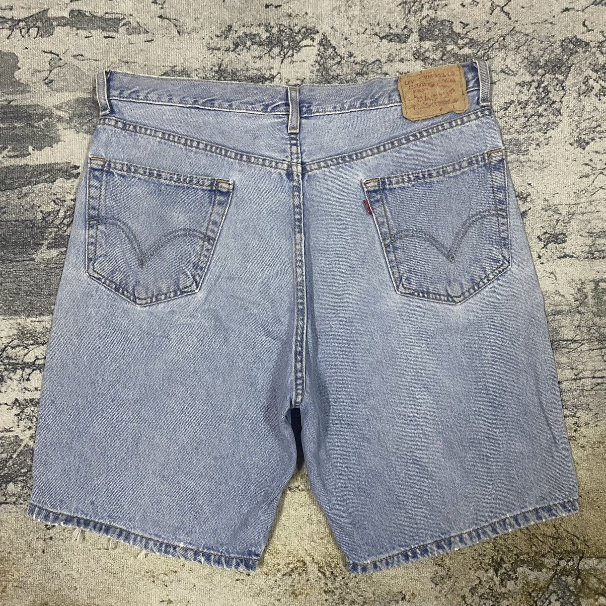 Levi's × Vintage Vintage Levis 505 Light Washed Denim Jeans Short Size US 36 / EU 52 - 6 Thumbnail