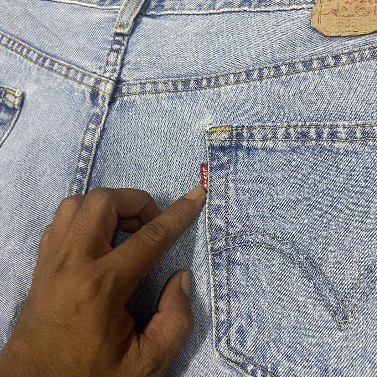 Levi's × Vintage Vintage Levis 505 Light Washed Denim Jeans Short Size US 36 / EU 52 - 7 Thumbnail