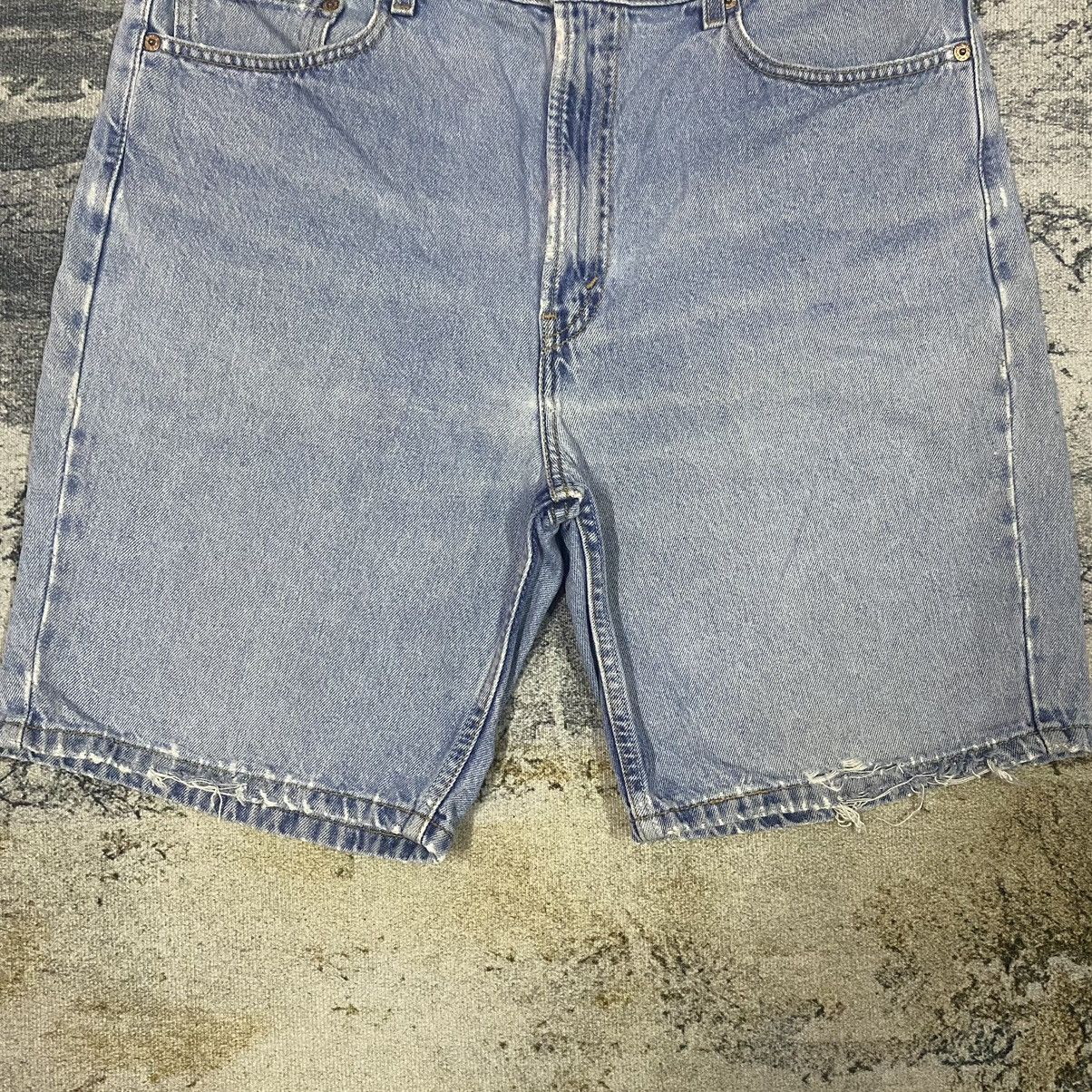 Levi's × Vintage Vintage Levis 505 Light Washed Denim Jeans Short Size US 36 / EU 52 - 4 Thumbnail