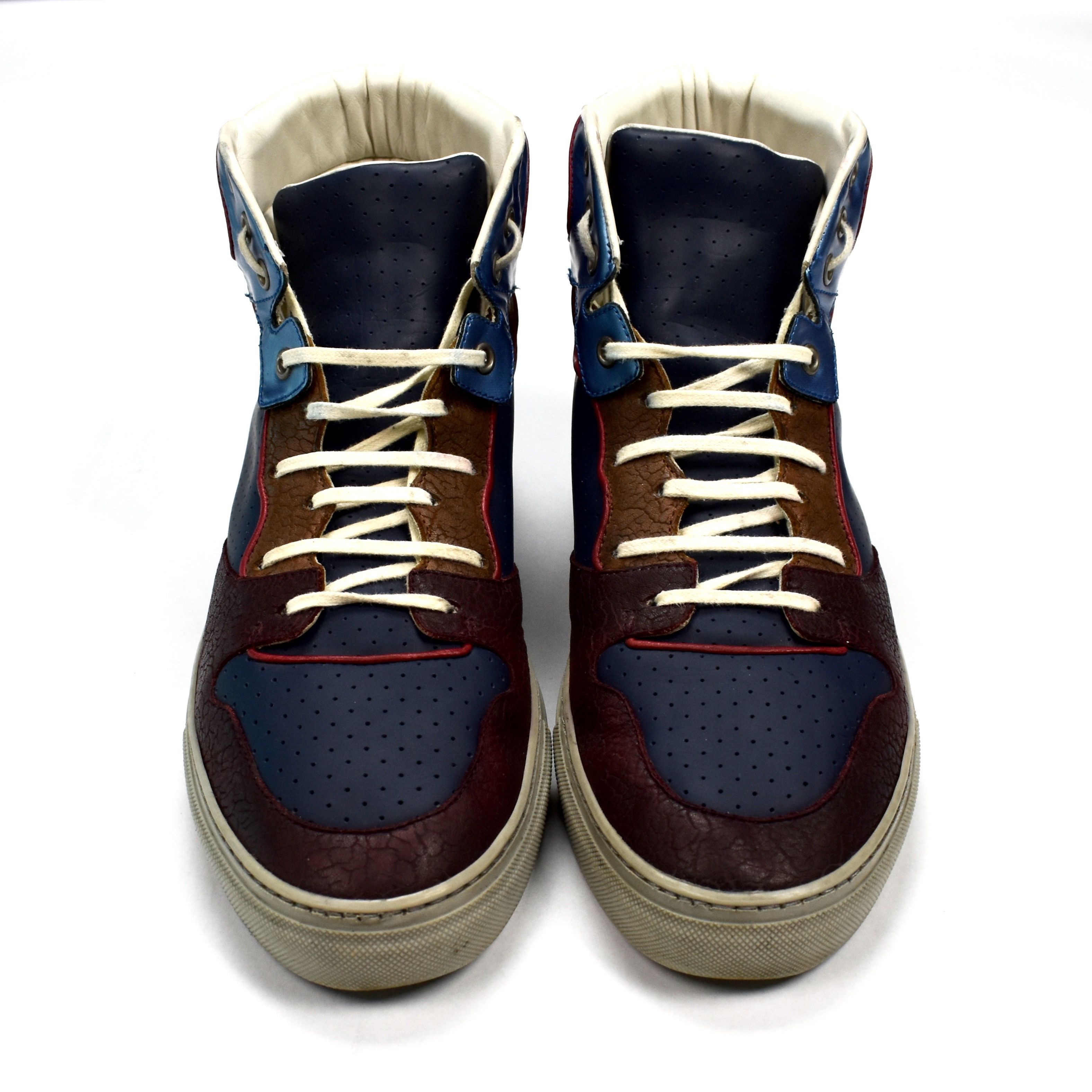 Balenciaga Balenciaga Multi Material High Top Dunk Sneakers Size US 8.5 / EU 41-42 - 4 Thumbnail