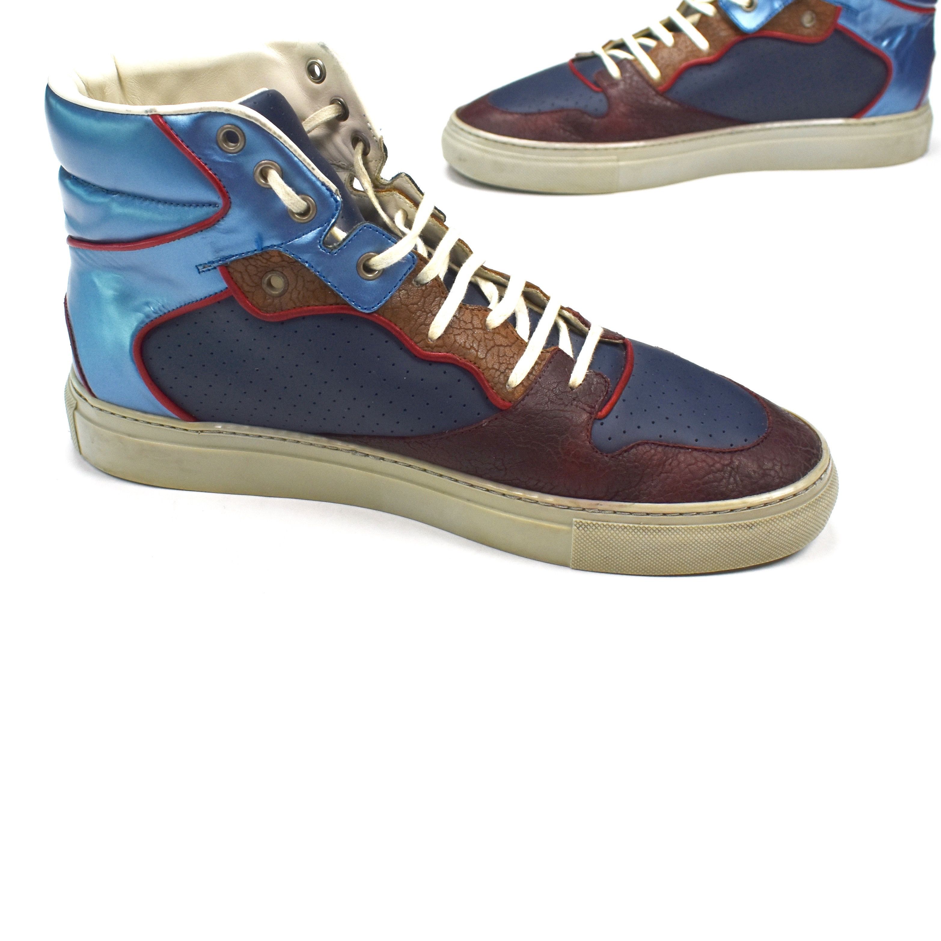 Balenciaga Balenciaga Multi Material High Top Dunk Sneakers Size US 8.5 / EU 41-42 - 3 Thumbnail