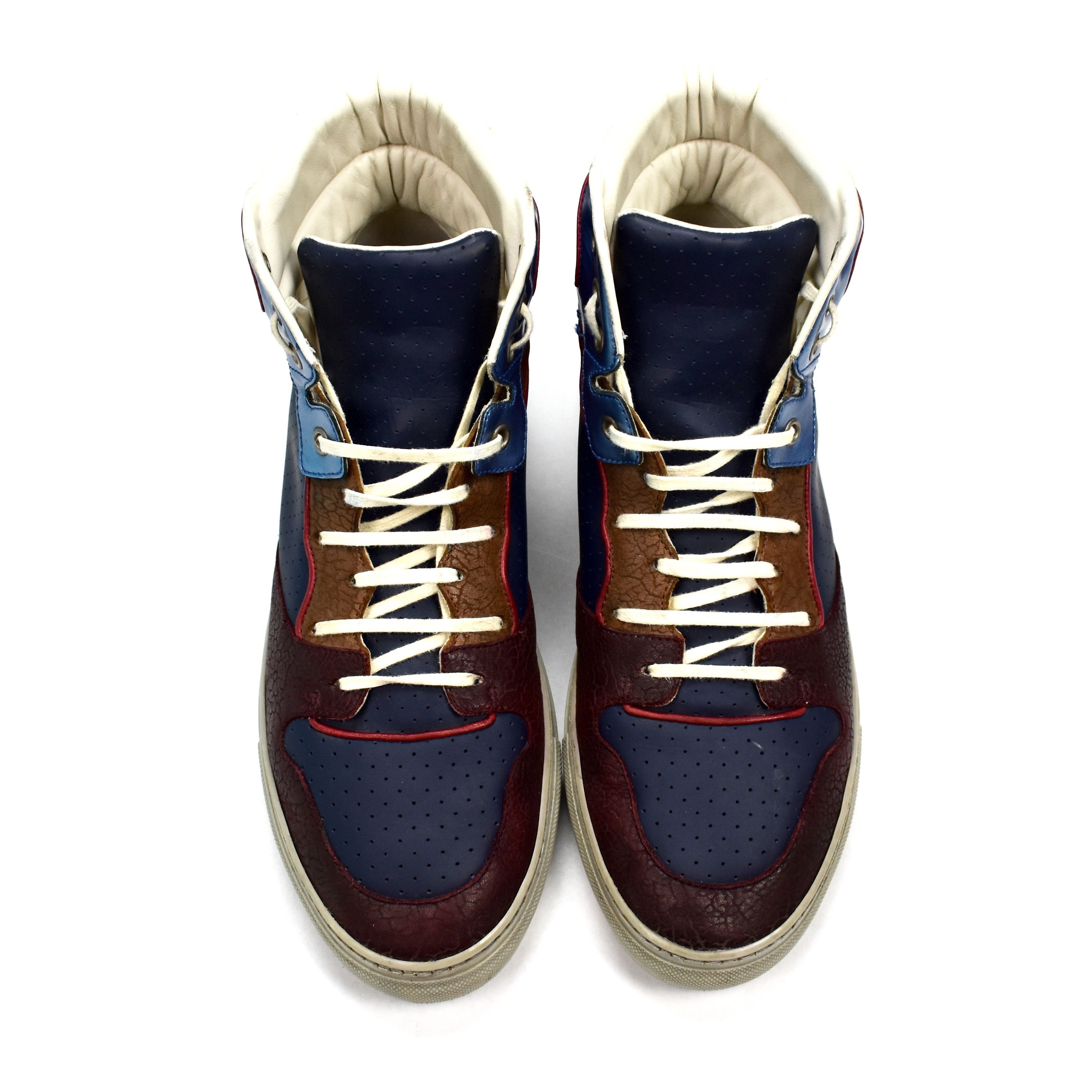 Balenciaga Balenciaga Multi Material High Top Dunk Sneakers Size US 8.5 / EU 41-42 - 5 Thumbnail