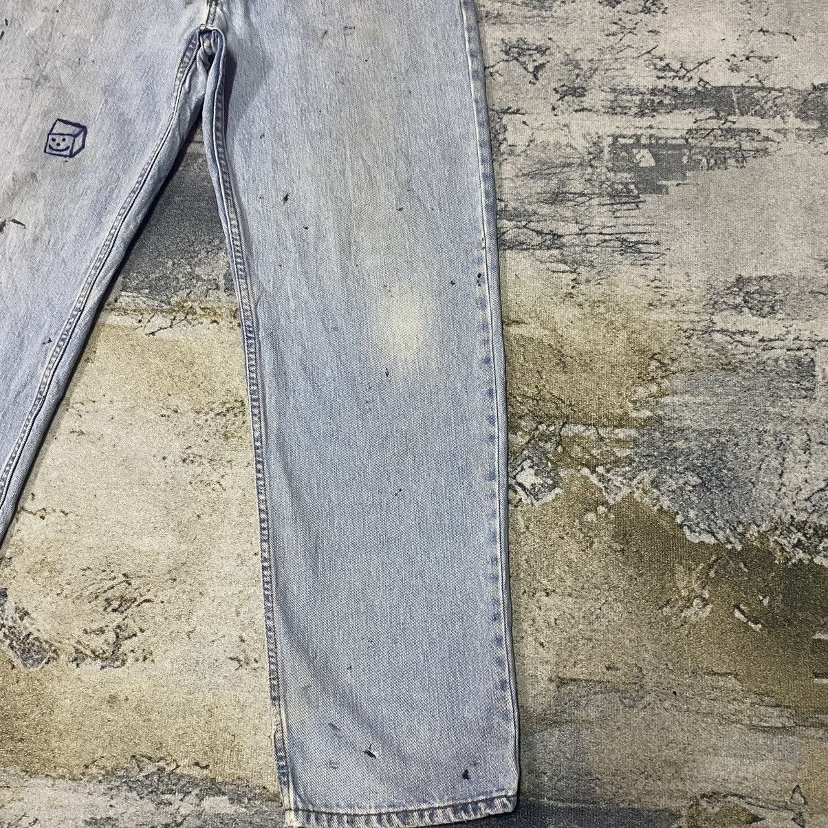 Levi's × Levi's Vintage Clothing × Vintage Vintage Levis 550 Relaxed Fit Faded Stain Baggy Denim Jeans Size US 34 / EU 50 - 6 Thumbnail