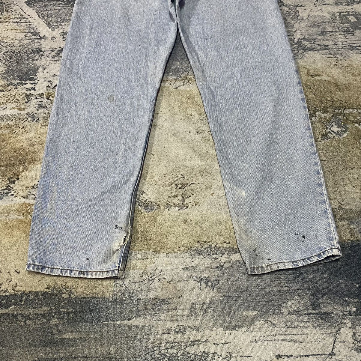 Levi's × Levi's Vintage Clothing × Vintage Vintage Levis 550 Relaxed Fit Faded Stain Baggy Denim Jeans Size US 34 / EU 50 - 11 Thumbnail