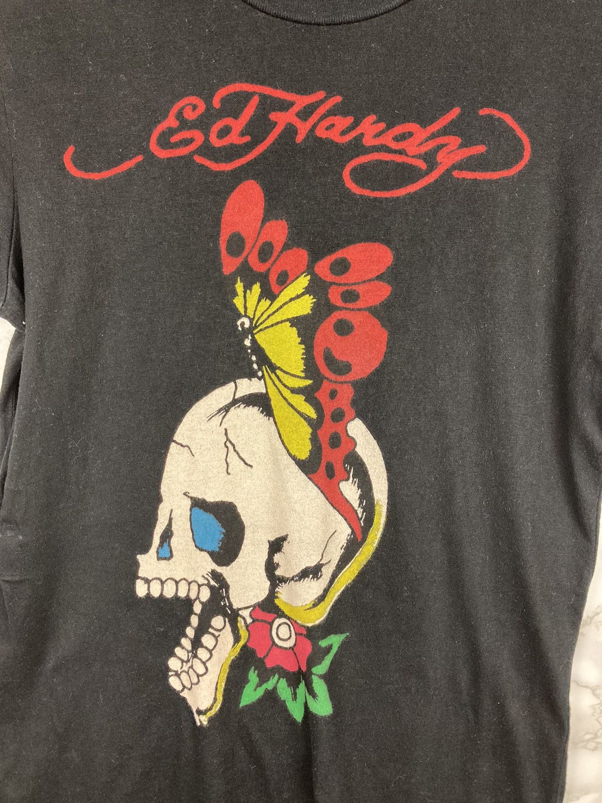 Christian Audigier Ed Hardy by Christian Audigier Skull Tee Size S / US 4 / IT 40 - 5 Thumbnail
