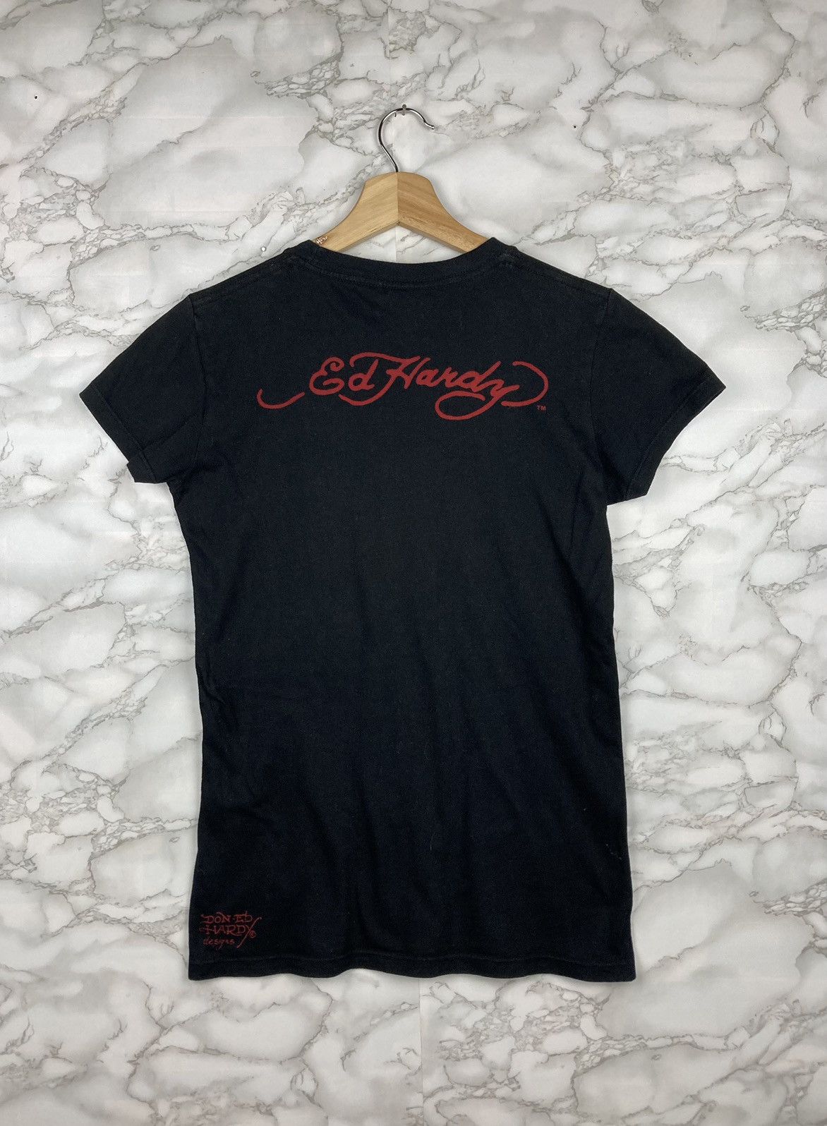Christian Audigier Ed Hardy by Christian Audigier Skull Tee Size S / US 4 / IT 40 - 3 Thumbnail