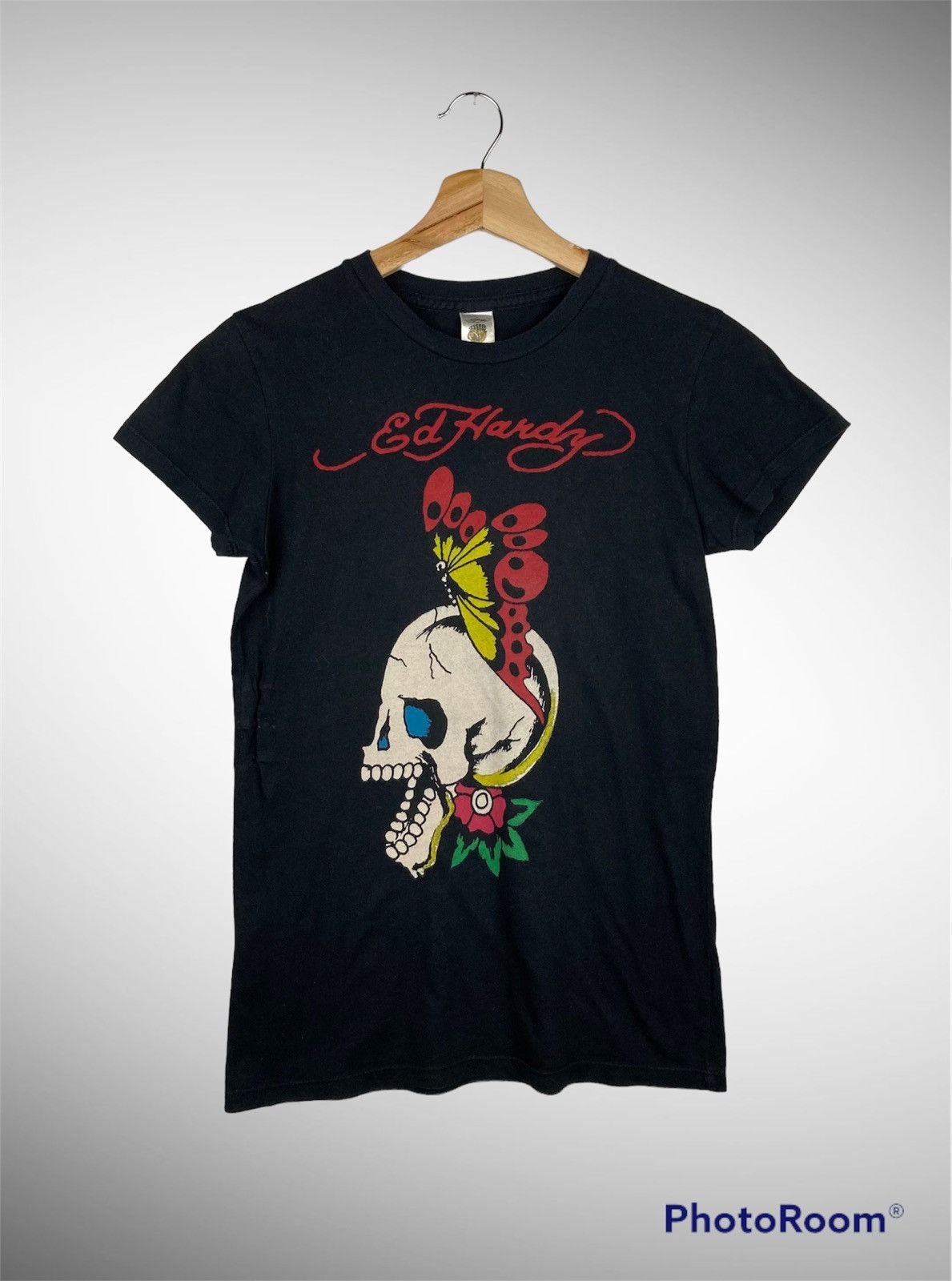 Christian Audigier Ed Hardy by Christian Audigier Skull Tee Size S / US 4 / IT 40 - 1 Thumbnail
