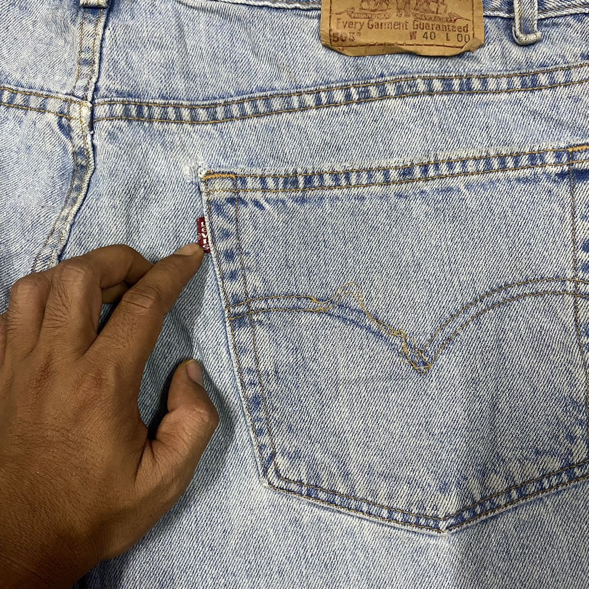 Levi's × Vintage Vintage Levis 505 Rusty Denim Short Size US 38 / EU 54 - 7 Thumbnail