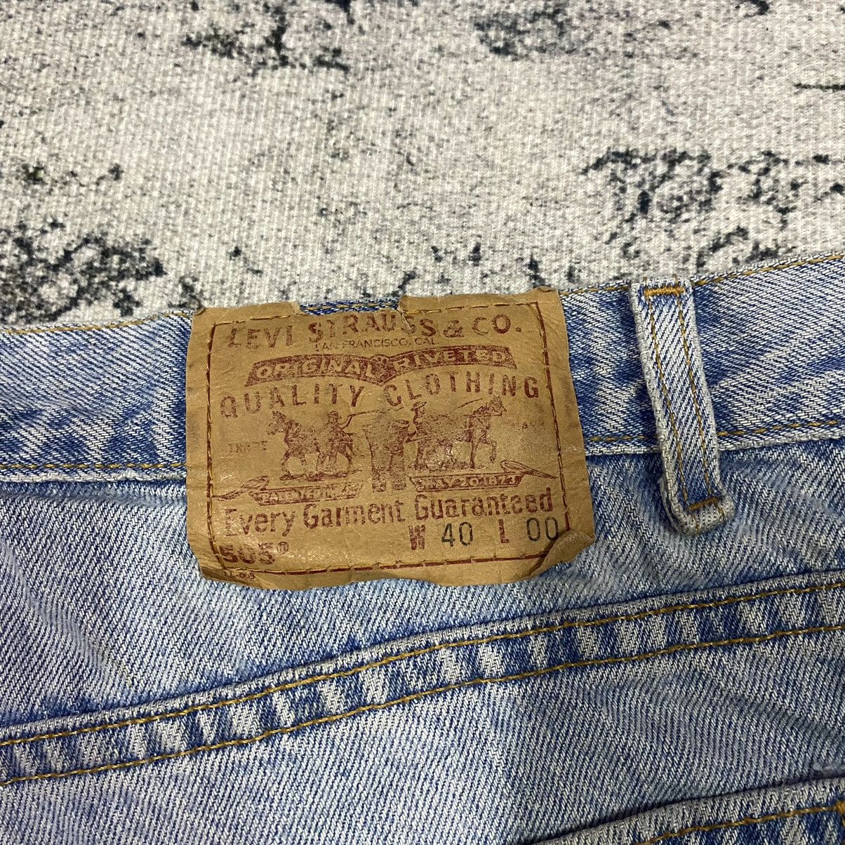 Levi's × Vintage Vintage Levis 505 Rusty Denim Short Size US 38 / EU 54 - 8 Thumbnail