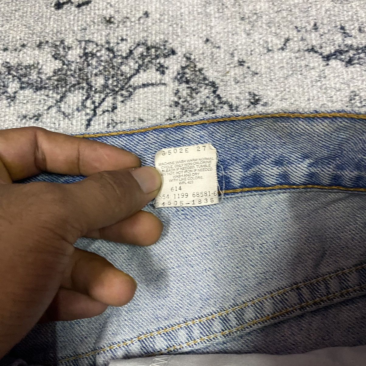 Levi's × Vintage Vintage Levis 505 Rusty Denim Short Size US 38 / EU 54 - 4 Thumbnail