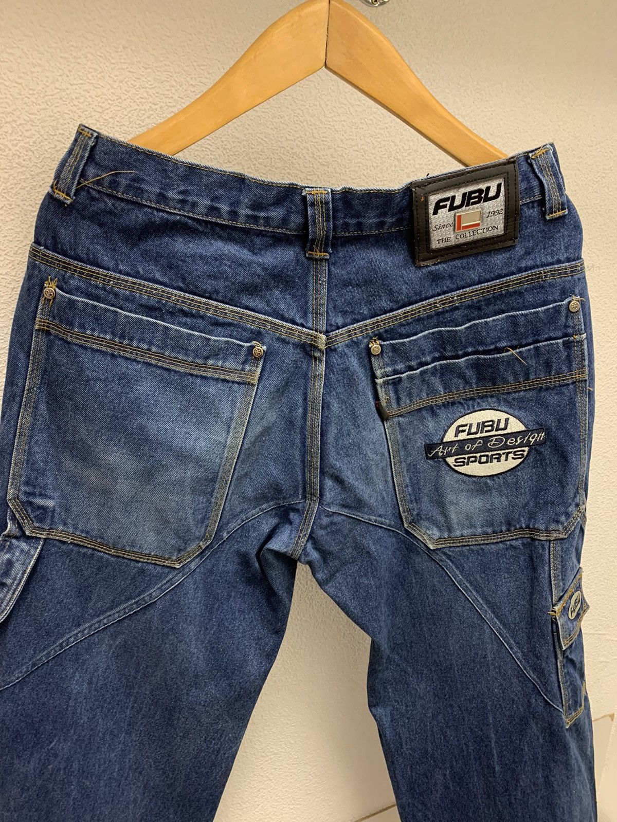 Fubu Fubu vintage denim jeans streetwear 34 size Size US 34 / EU 50 - 7 Thumbnail
