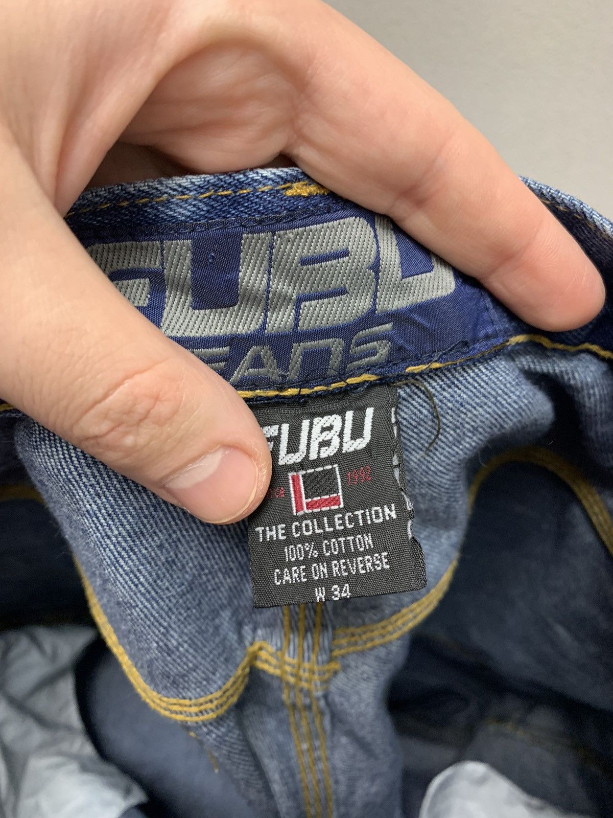 Fubu Fubu vintage denim jeans streetwear 34 size Size US 34 / EU 50 - 10 Thumbnail