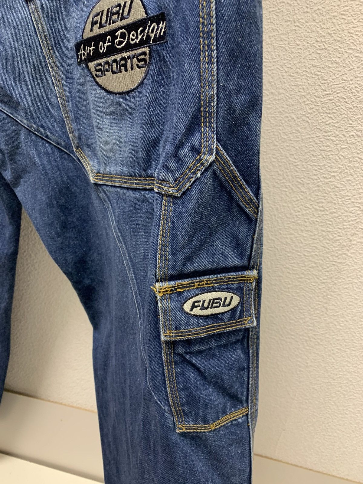 Fubu Fubu vintage denim jeans streetwear 34 size Size US 34 / EU 50 - 9 Thumbnail