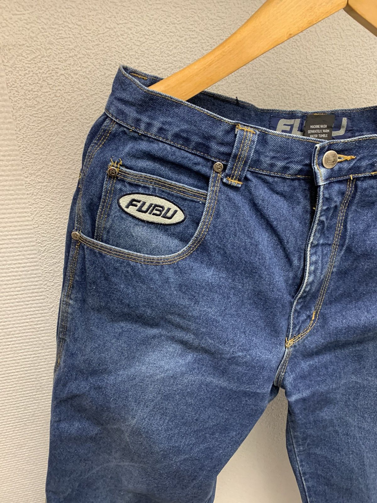 Fubu Fubu vintage denim jeans streetwear 34 size Size US 34 / EU 50 - 3 Thumbnail