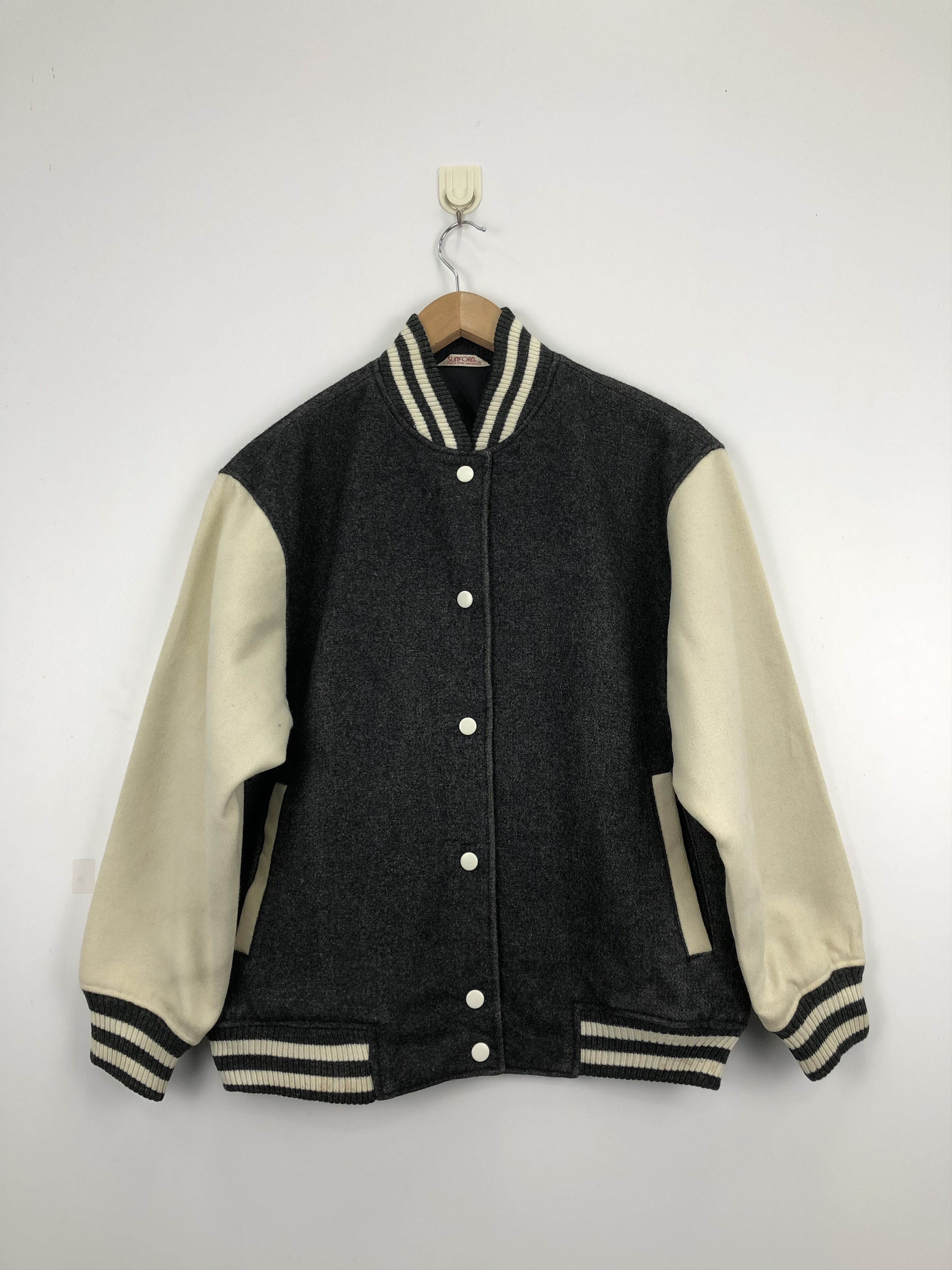 Vintage 90s Japanese Brand Wool Varsity Jacket
